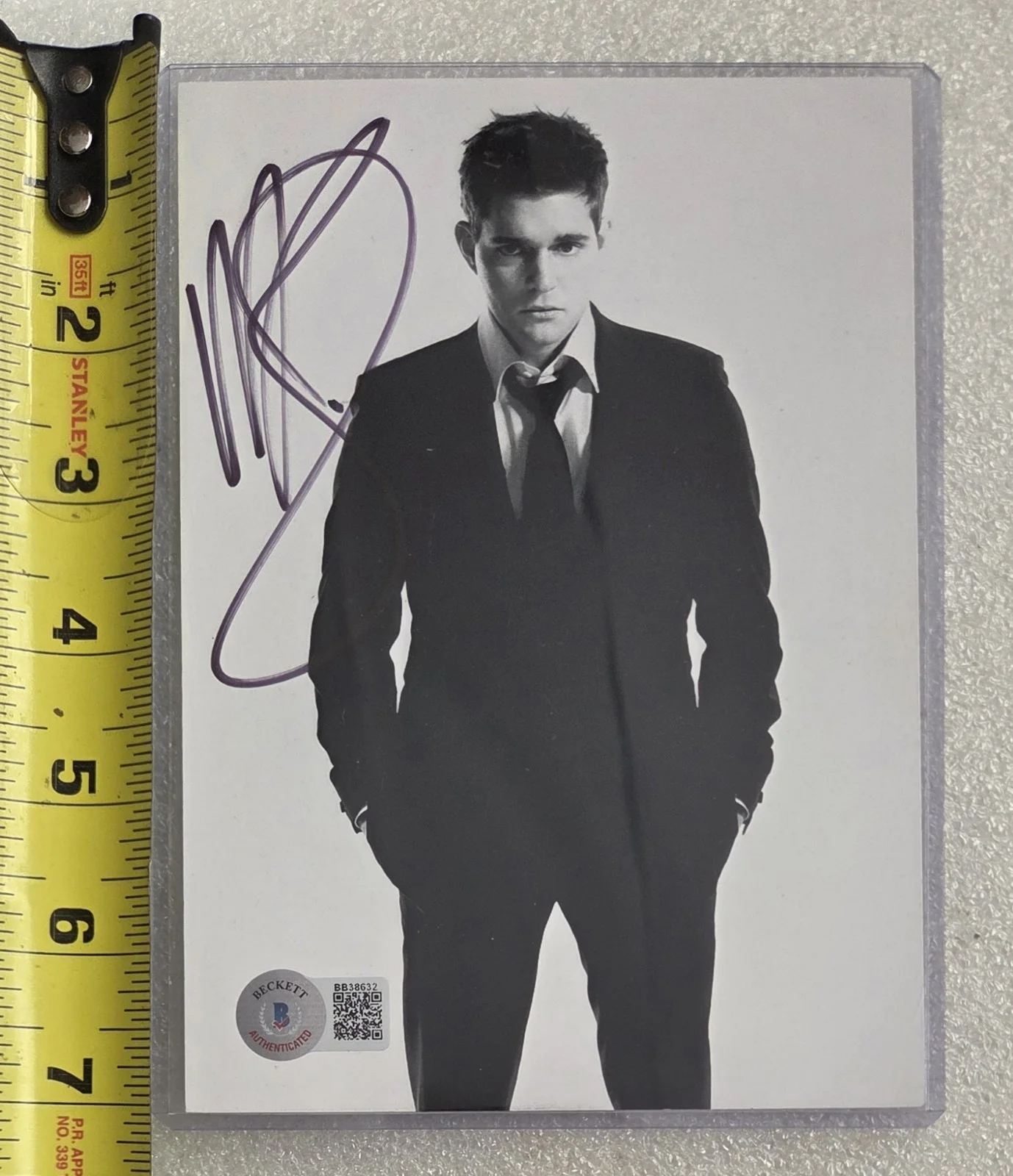 MICHAEL BUBLE SIGNED 5X7 PHOTO BECKETT BAS COA MUSIC SINGER AUTOGRAPHED PRESENT, изображение 3