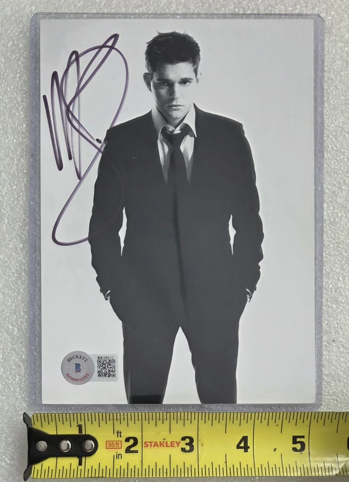 MICHAEL BUBLE SIGNED 5X7 PHOTO BECKETT BAS COA MUSIC SINGER AUTOGRAPHED PRESENT, изображение 4