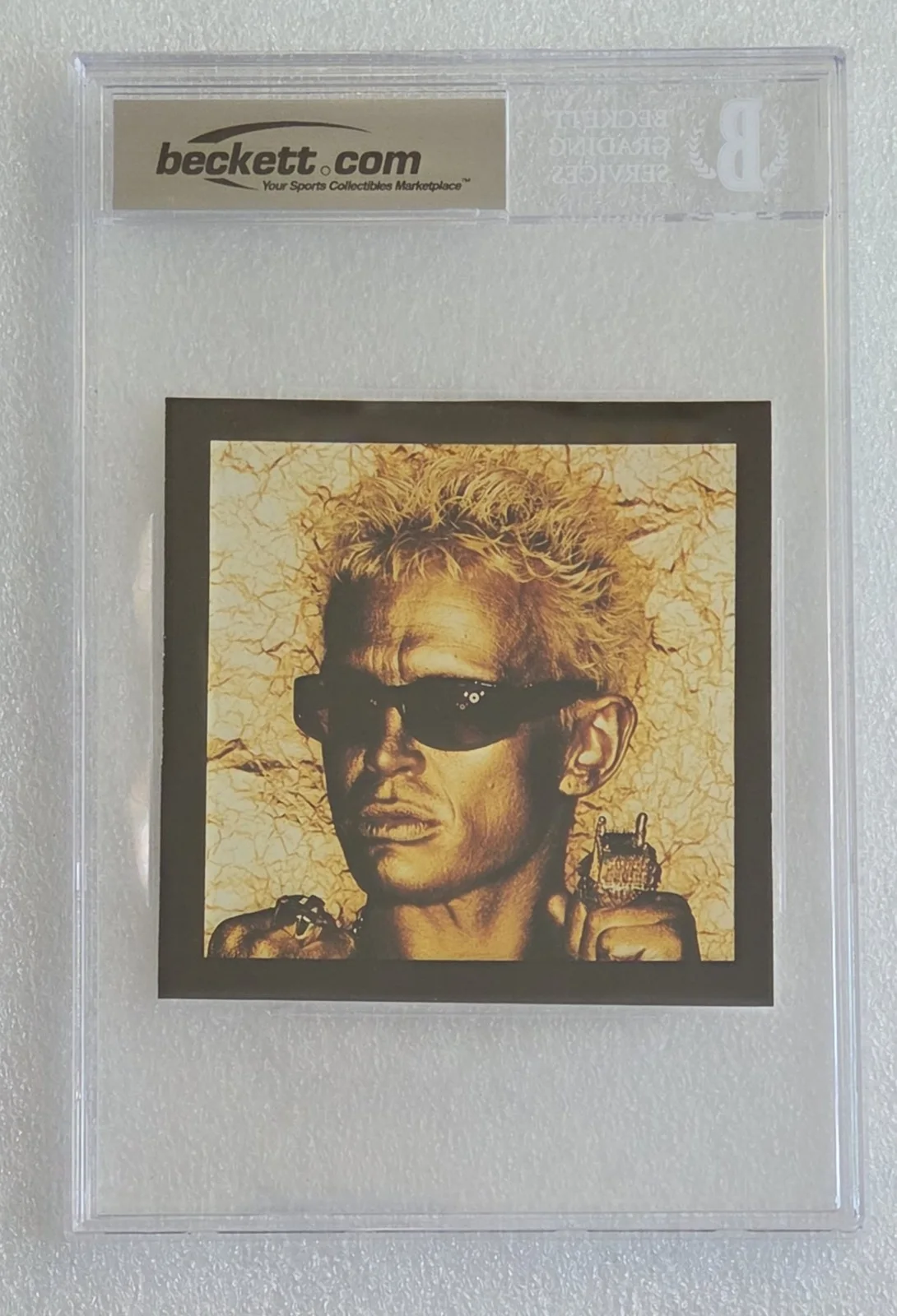 BILLY IDOL SIGNED BECKETT BAS COA AUTOGRAPHED SLABBED MUSIC SINGER GIFT PRESENT, image 3