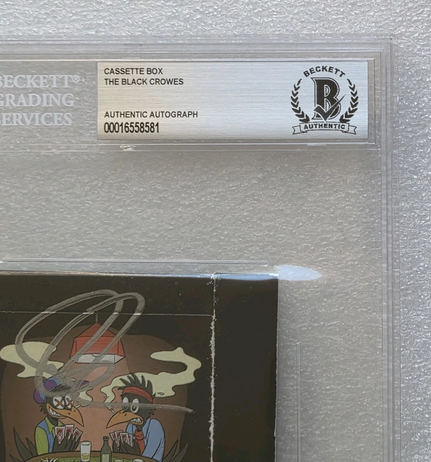 THE BLACK CROWES SIGNED BECKETT BAS COA AUTOGRAPHED SLABBED CHRIS RICH ROBINSON, изображение 5