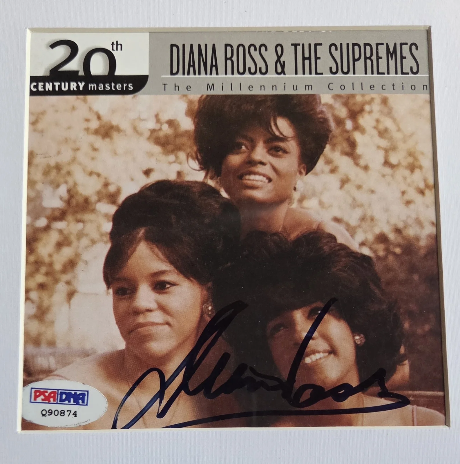 DIANA ROSS AUTOGRAPHED PSA/DNA CD DISPLAY COA SIGNED MUSIC SUPREMES PRESENT GIFT, image 3