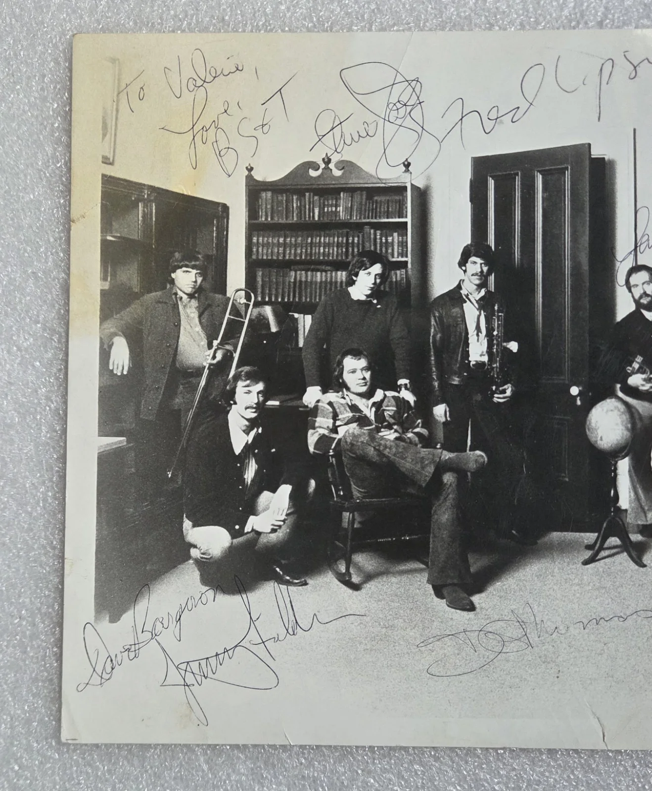 BLOOD, SWEAT & TEARS AUTOGRAPHED BECKETT BAS LOA SIGNED LETTER FULL BAND RARE!!!, изображение 3