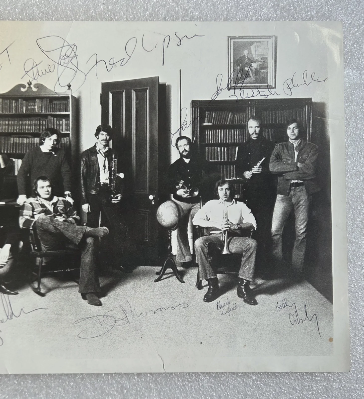 BLOOD, SWEAT & TEARS AUTOGRAPHED BECKETT BAS LOA SIGNED LETTER FULL BAND RARE!!!, изображение 4
