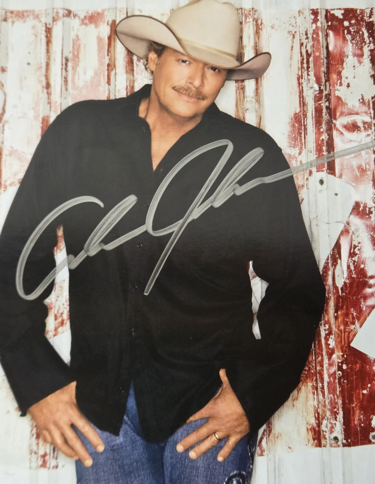 ALAN JACKSON SIGNED BECKETT BAS COA 8X10 PROMO PHOTO COUNTRY MUSIC AUTOGRAPHED, изображение 4