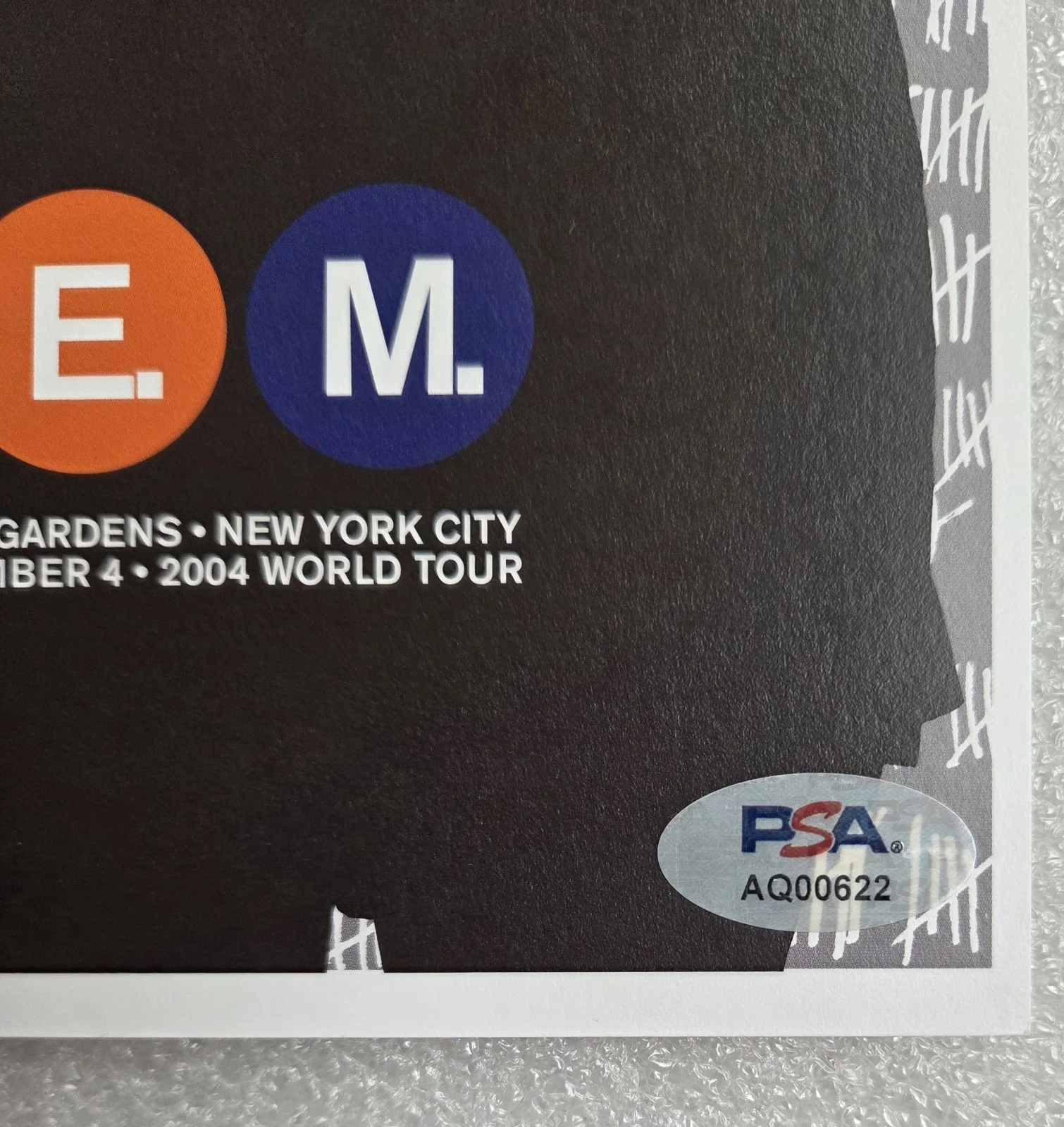 R.E.M. SIGNED PSA/DNA LOA AUTOGRAPHED 6X9 COA MIKE MILLS STIPE PETER BUCK LETTER, изображение 4