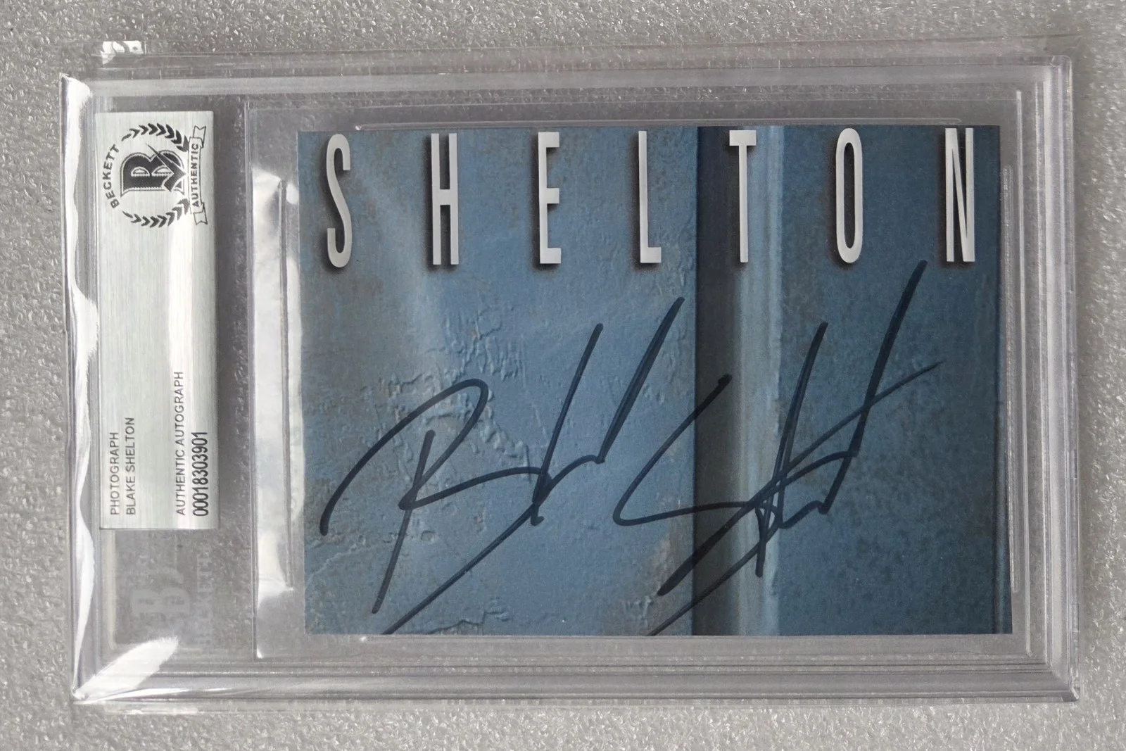 BLAKE SHELTON SIGNED PHOTO BECKETT BAS COA AUTOGRAPHED SLABBED COUNTY MUSIC, изображение 3