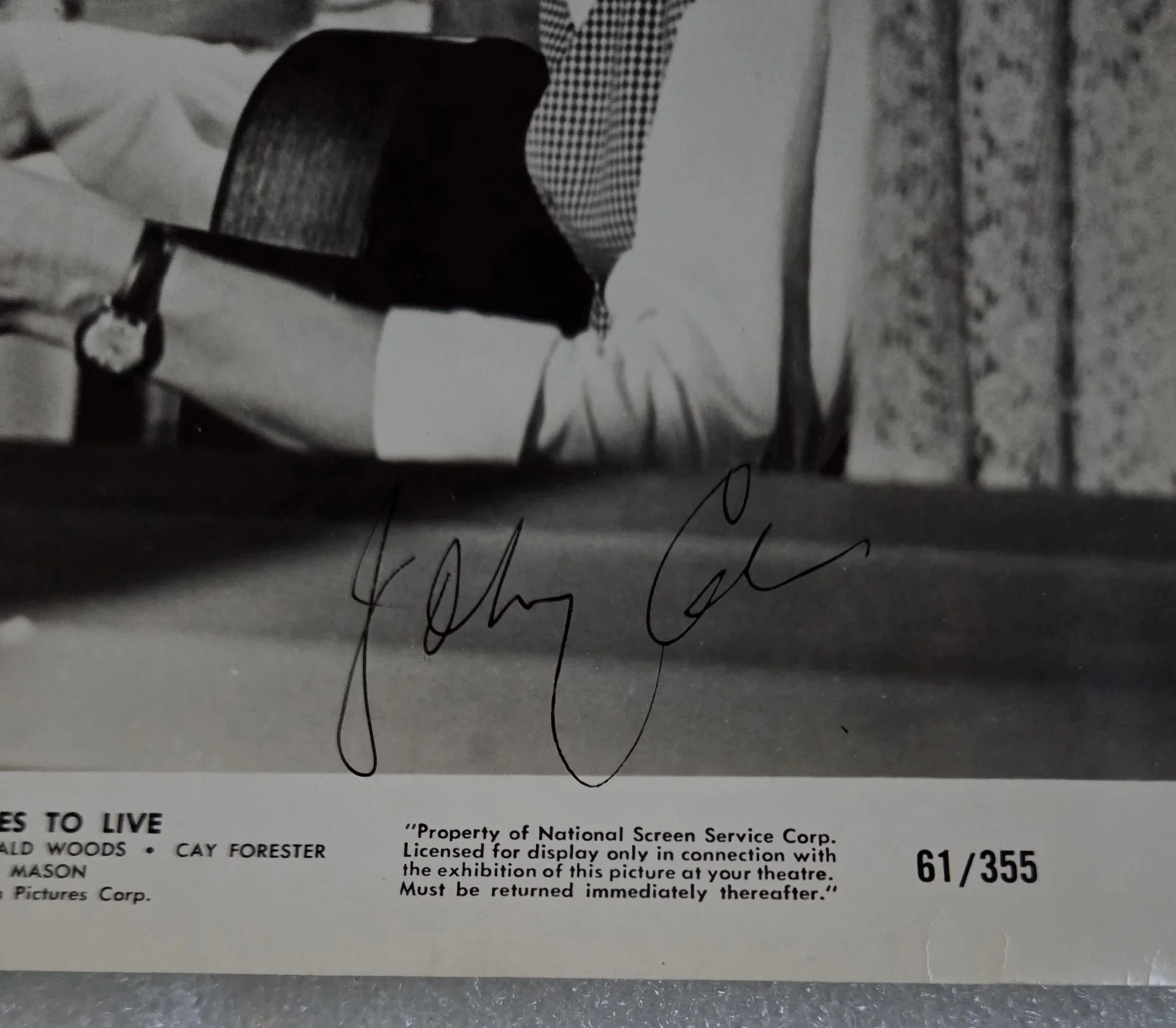JOHNNY CASH SIGNED BECKETT BAS LOA COA 8X10 PHOTO LETTER AUTOGRAPHED MOVIE ACTOR, изображение 3