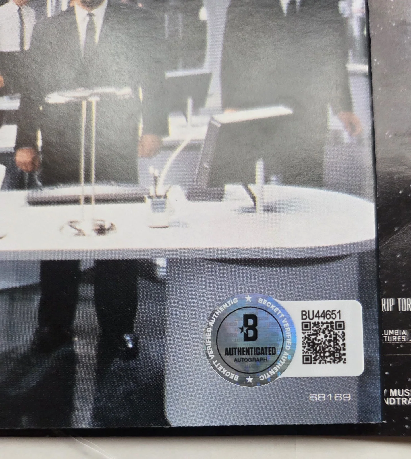 WILL SMITH AUTOGRAPHED BECKETT BAS COA SIGNED MEN IN BLACK DISPLAY PRESENT GIFT, image 5