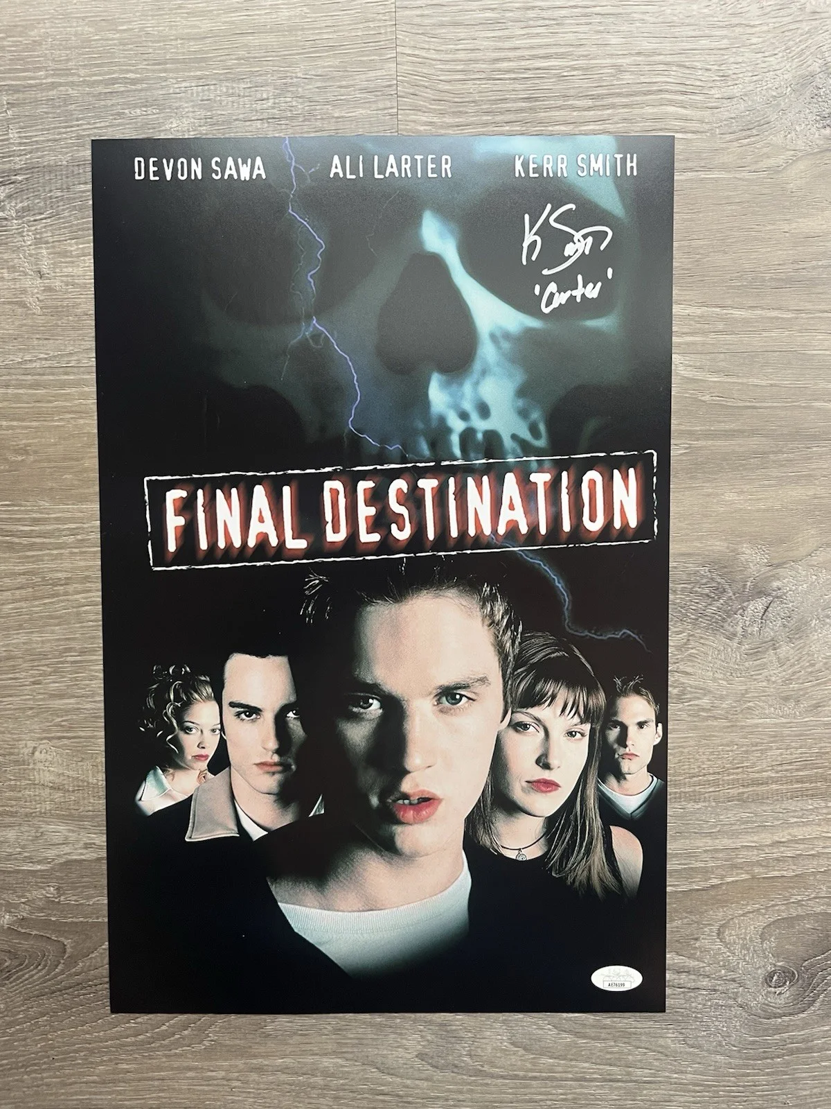 Kerr Smith — Kerr Smith Signed Final Destination 11x17 Photo JSA COA Carter Horror Auto, image 2