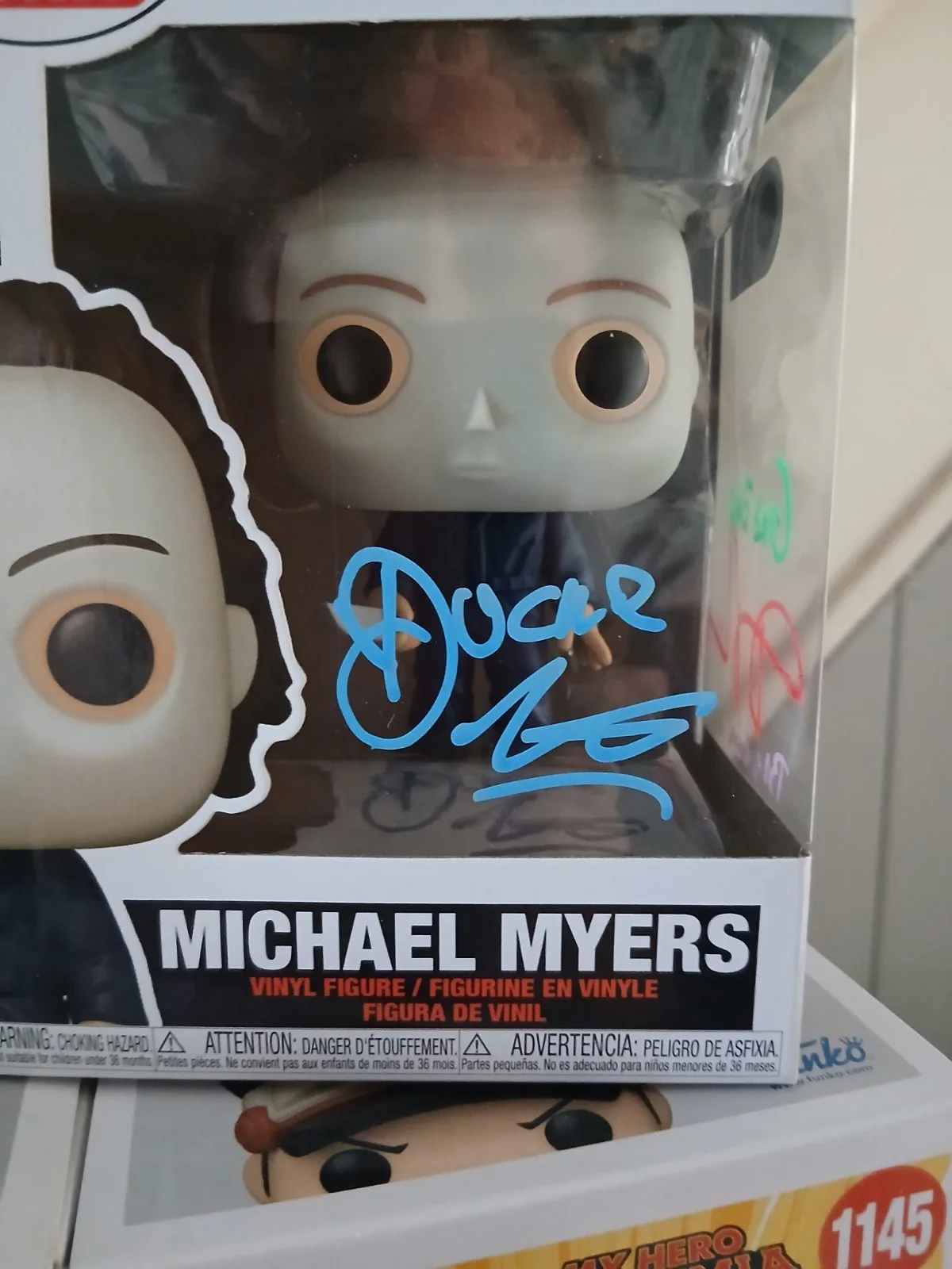 Duane Whitaker & Daniel Roebuck Dual Signed Funko Pop Michael Myers Halloween, изображение 2
