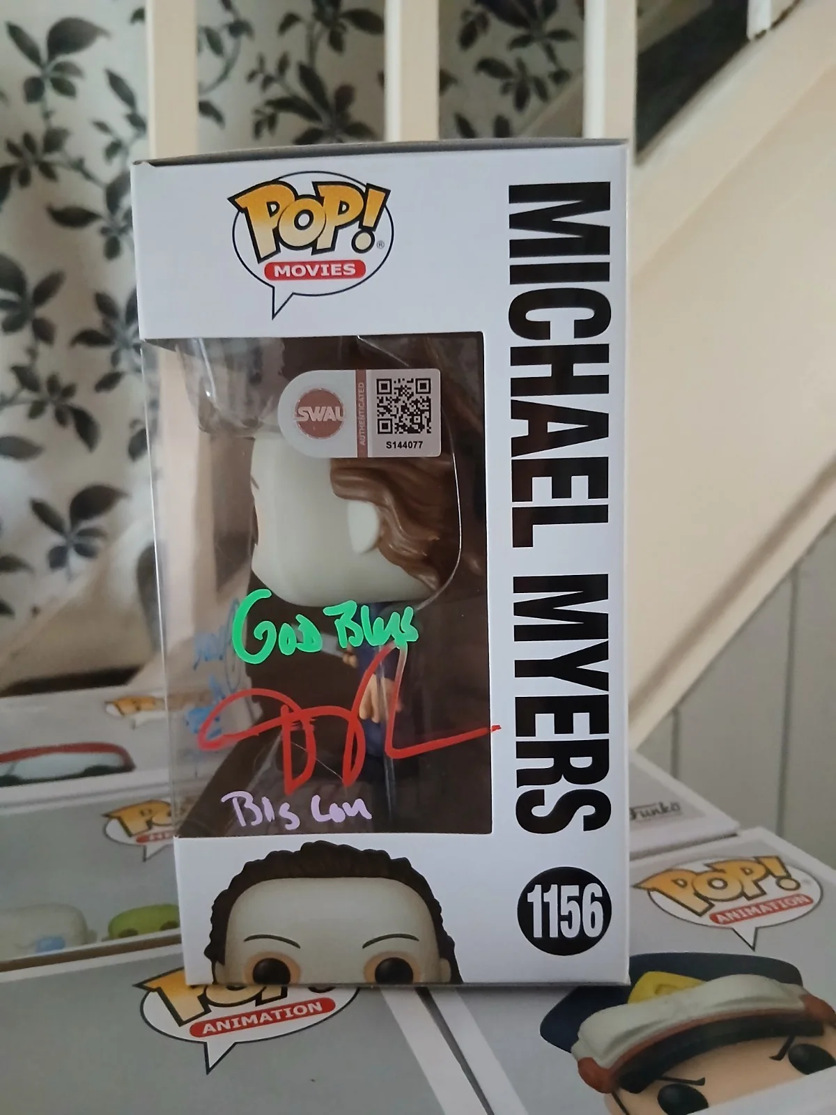 Duane Whitaker & Daniel Roebuck Dual Signed Funko Pop Michael Myers Halloween, изображение 3