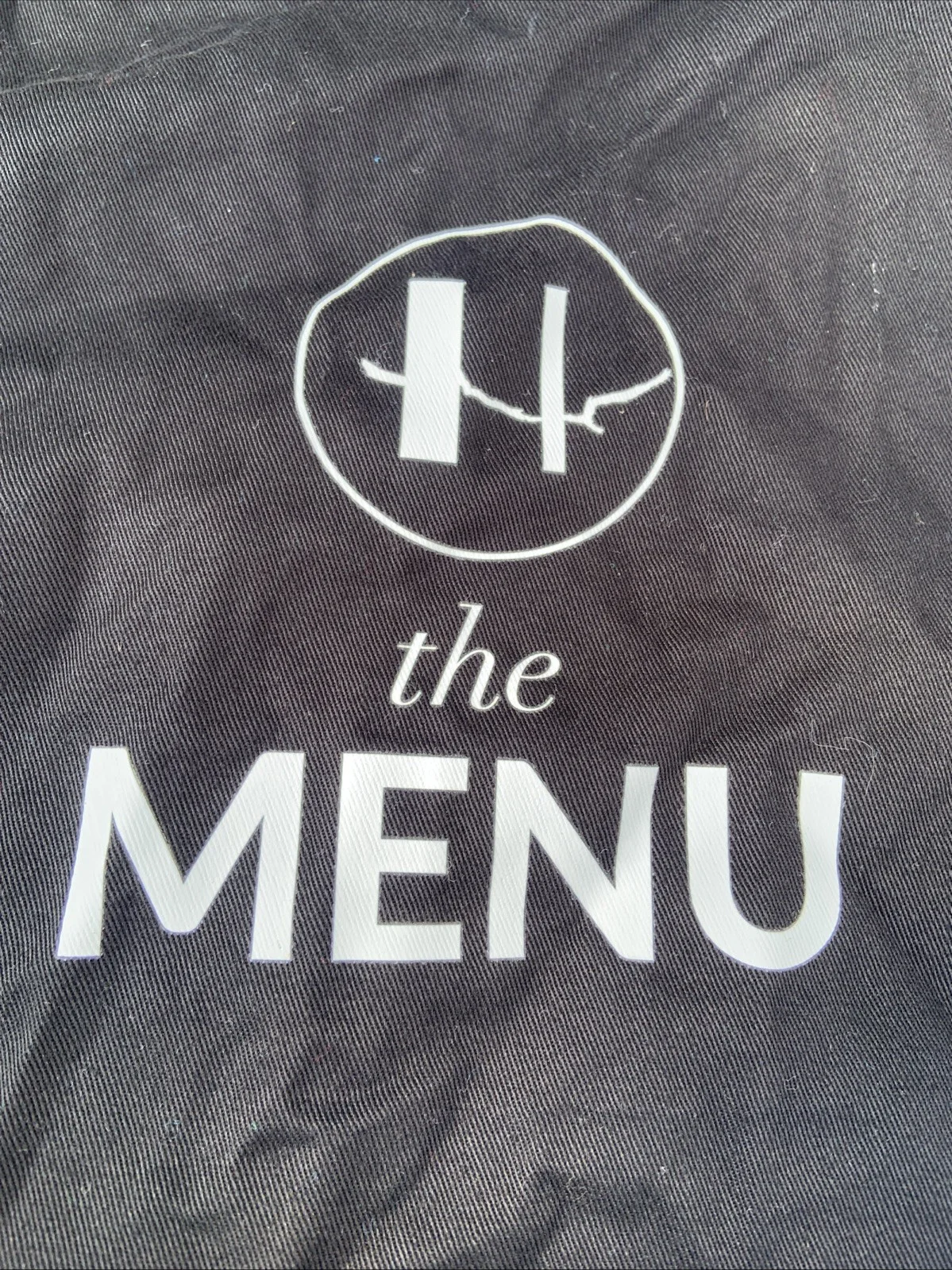 The Menu (2022) Ralph Fiennes, Anya Taylor-Joy Rare Press Kit Apron + Tea Towel, image 2
