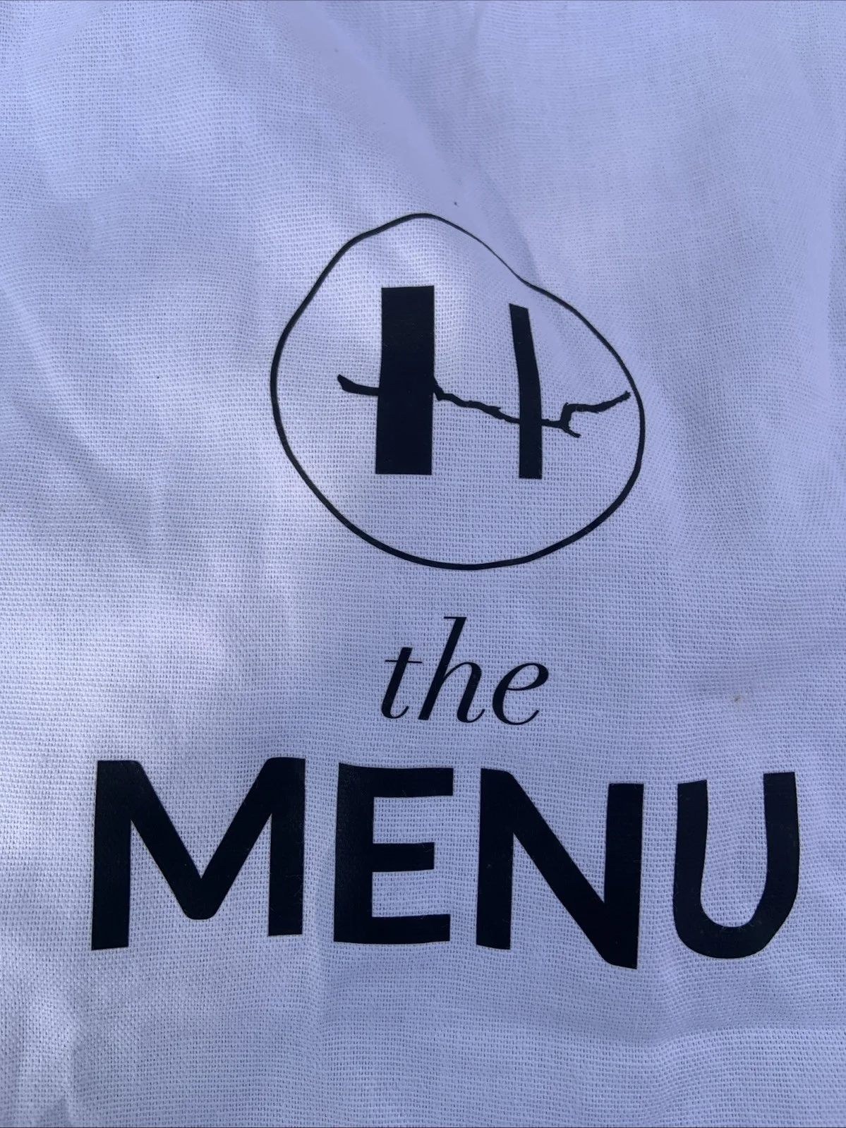 The Menu (2022) Ralph Fiennes, Anya Taylor-Joy Rare Press Kit Apron + Tea Towel, image 3