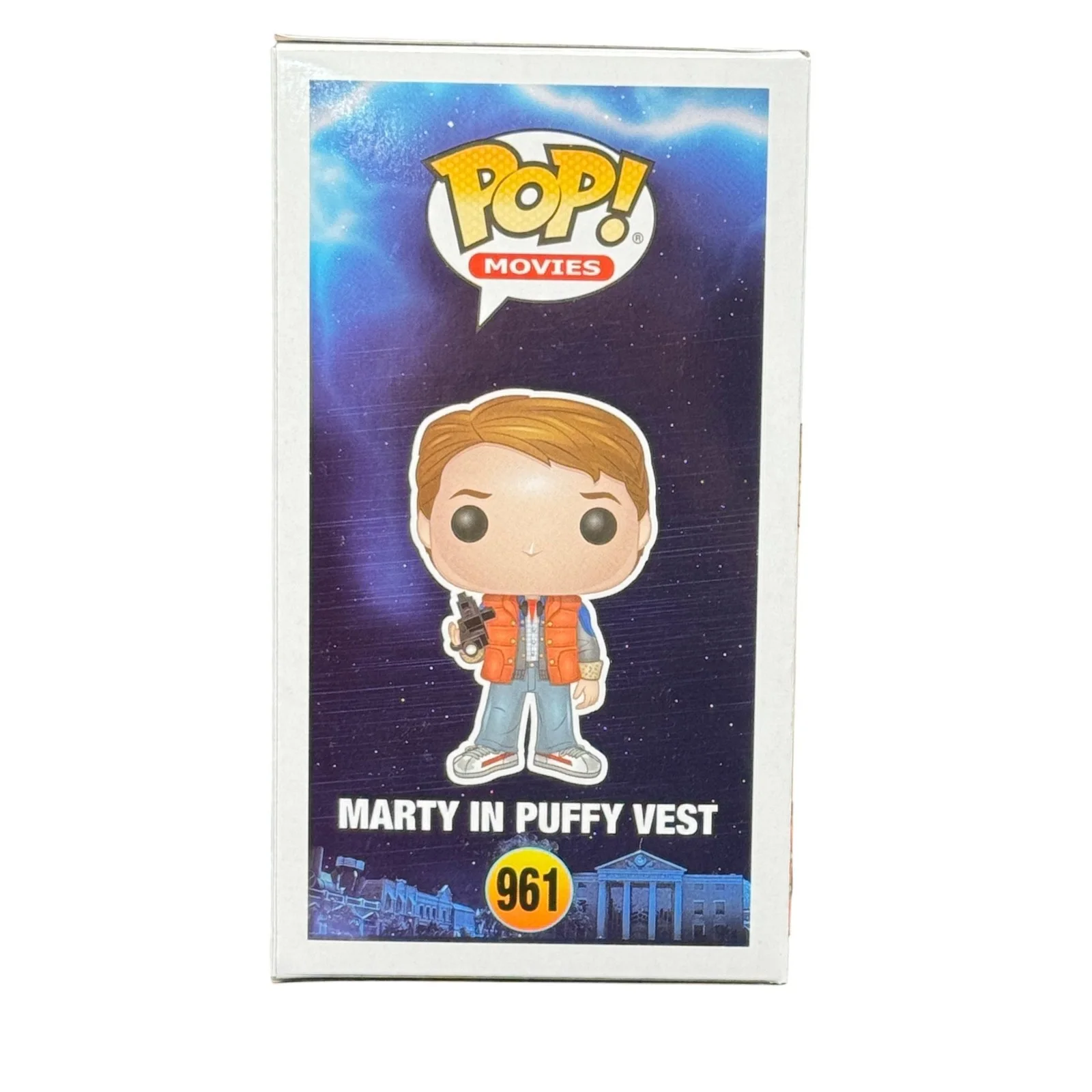 Michael J Fox — Michael J Fox Signed Marty In Puffy Vest Funko Pop 961 BTTF Beckett BAS COA, изображение 4