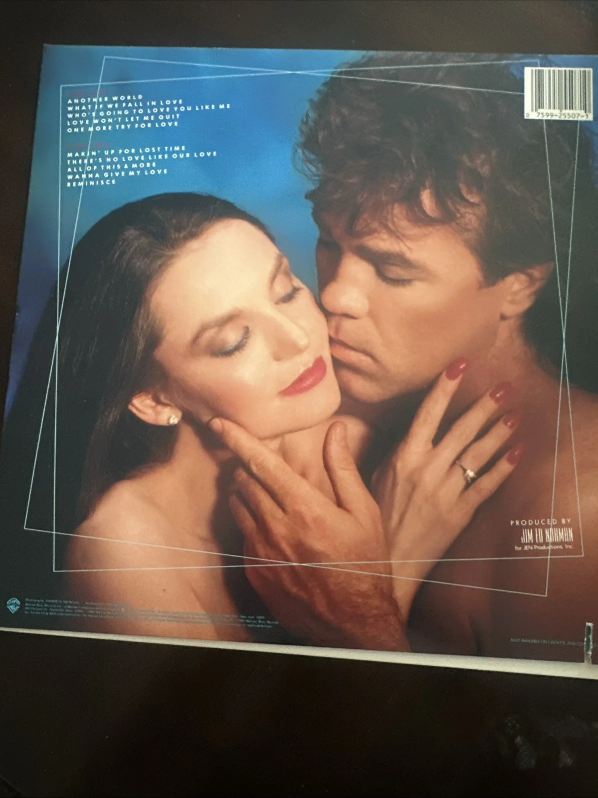 Crystal Gayle & Gary Morris SIGNED + Dated What If We Fall In Love? LP VINYL, image 5