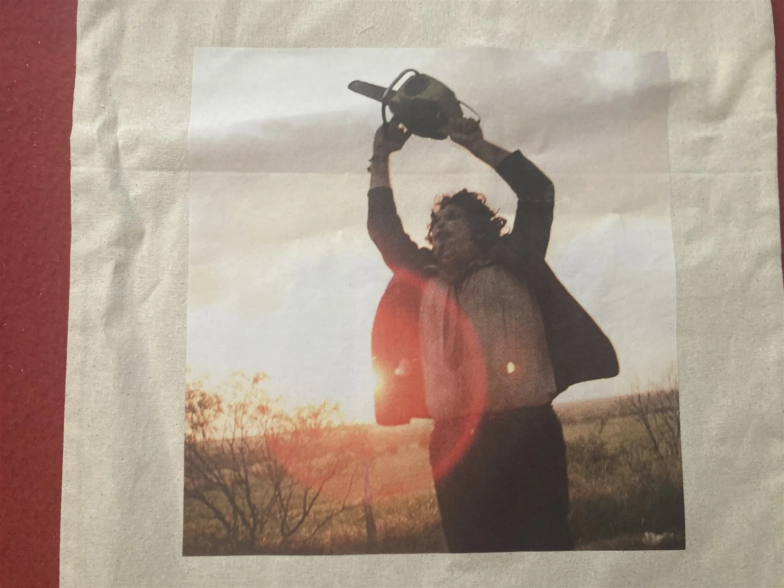 TEXAS CHAINSAW MASSACRE PROMO TOTE BAG WAXWORK RECORDS MINT CONDITION FREE POST, image 2