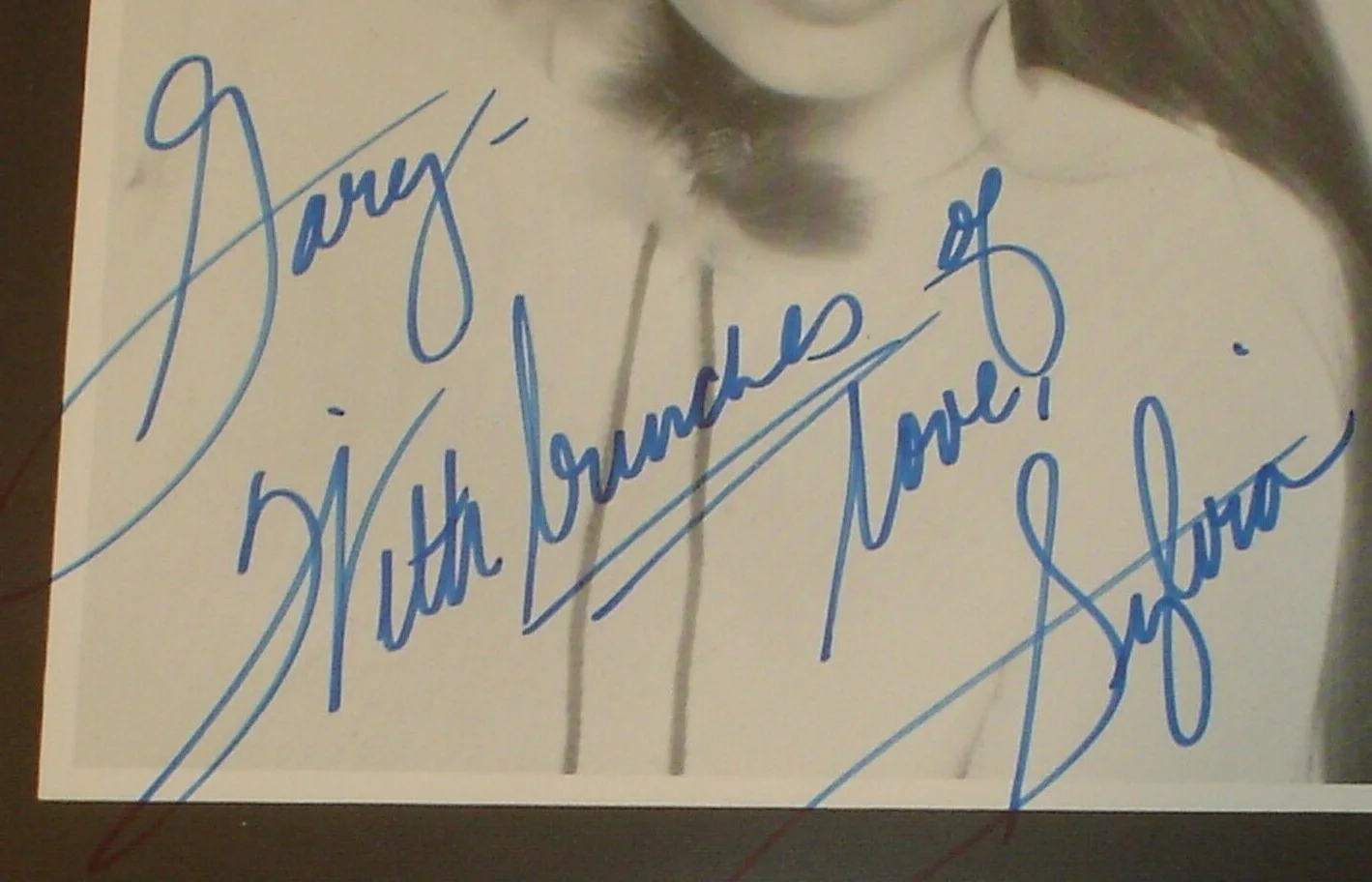 Vintage Sylvia Hutton Country Music Singer Autographed Photo / Signed Photograph, изображение 2