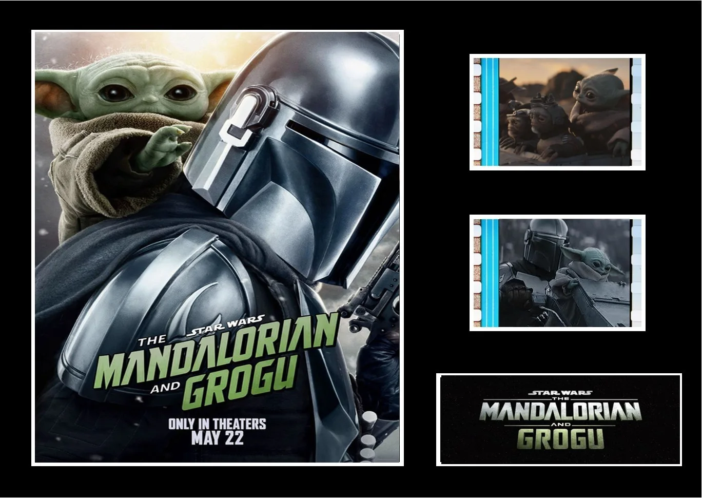 The Mandalorian and Grogu Film Cell Stunning Display With COA 3/3, изображение 3