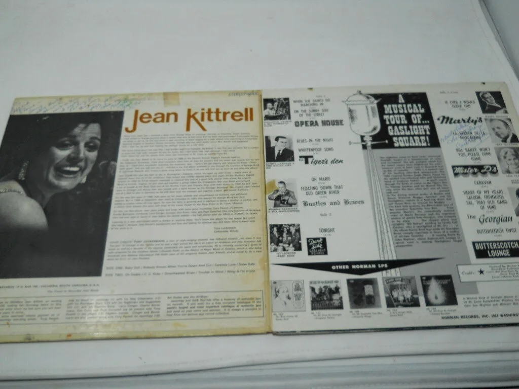 ST LOUIS GASLIGHT SQUARE Autographed LP Albums FREE SHIPPING! Jean Kittrell, изображение 2