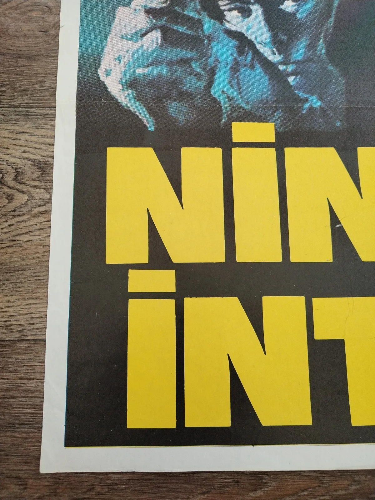 Ninja Avenger - 1983 Rare Original Turkish Movie Poster 100cm x 68cm " VGC, изображение 3