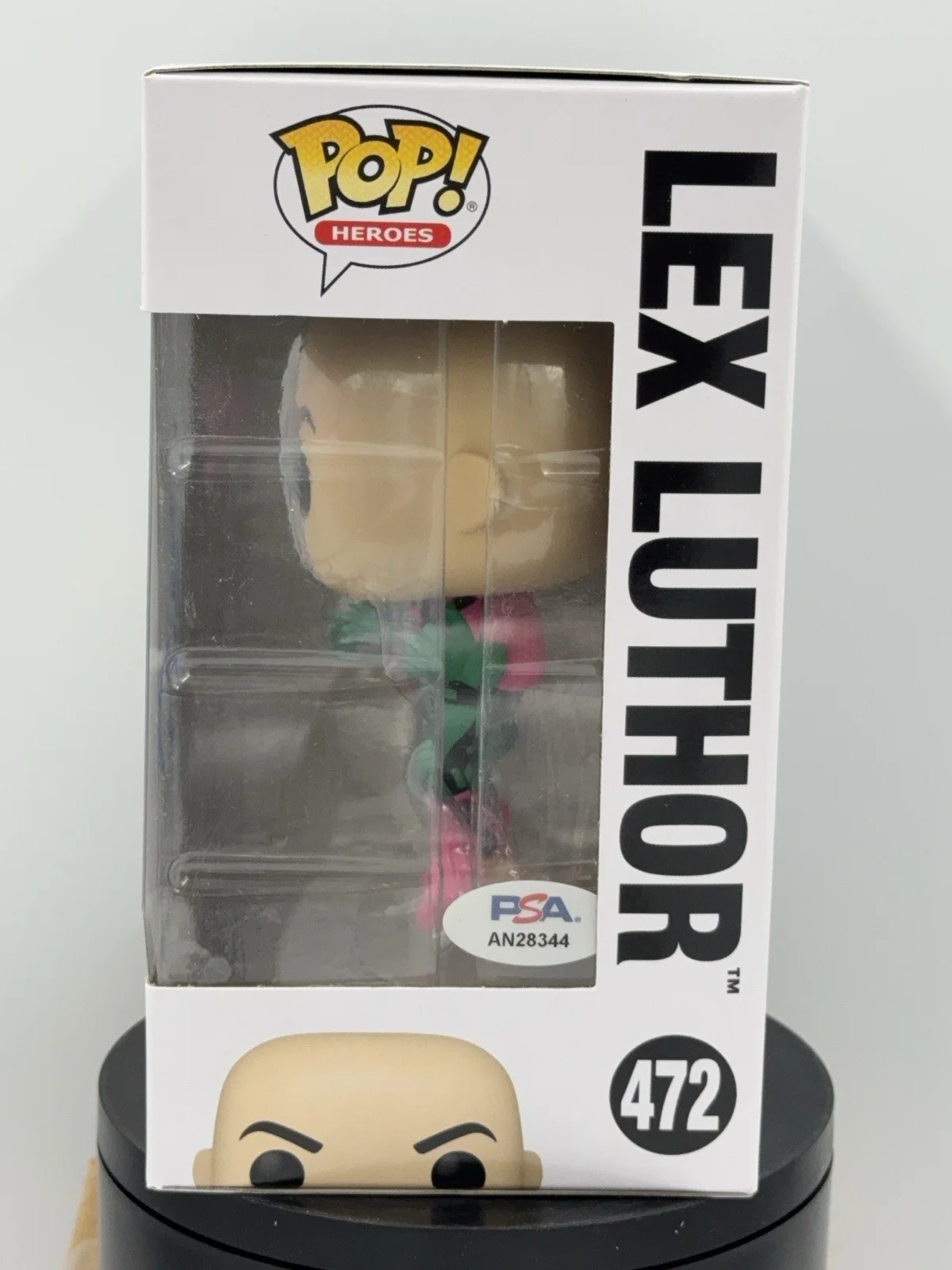 Jesse Eisenberg — Jesse Eisenberg Lex Luthor Signed #472 Funko Pop PSA #AN28344 Funko Exclusive, image 3
