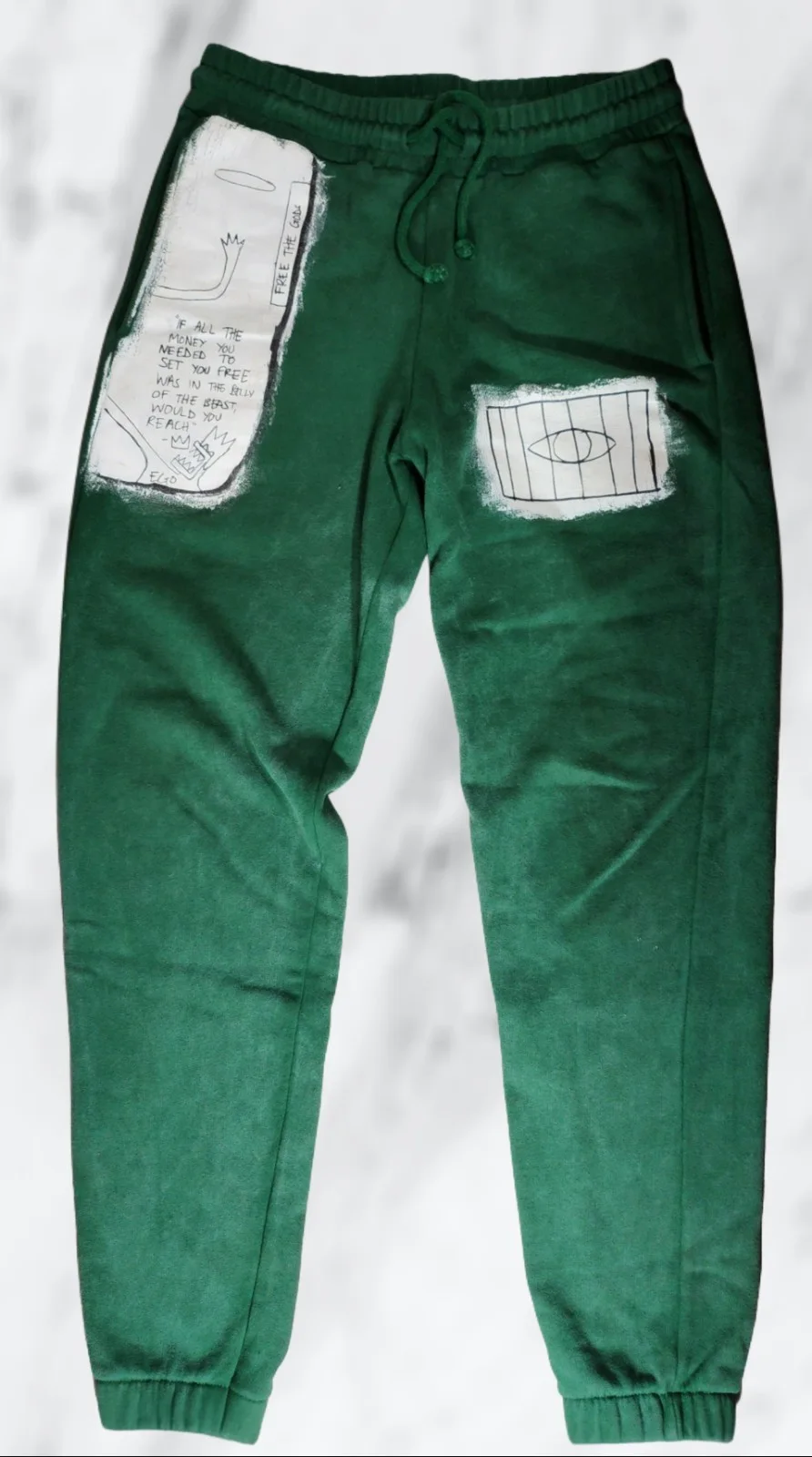 Screen Used Netflix The Kitchen 2023 Wardrobe Prop Handpainted Hoodie & Pants, изображение 2