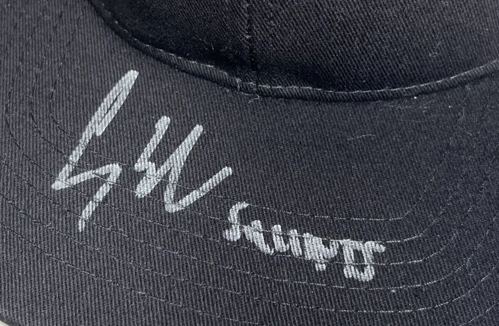Chauncey Leopardi Signed Squints Cap The Sandlot Beckett COA, image 2