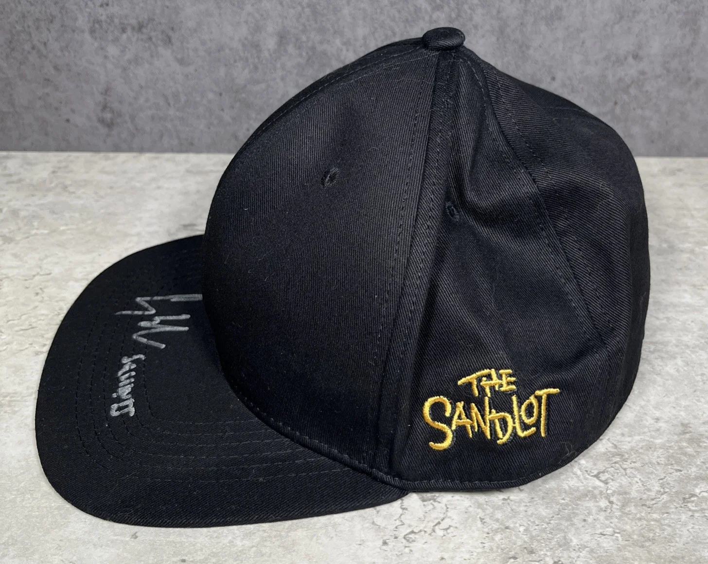 Chauncey Leopardi Signed Squints Cap The Sandlot Beckett COA, image 3