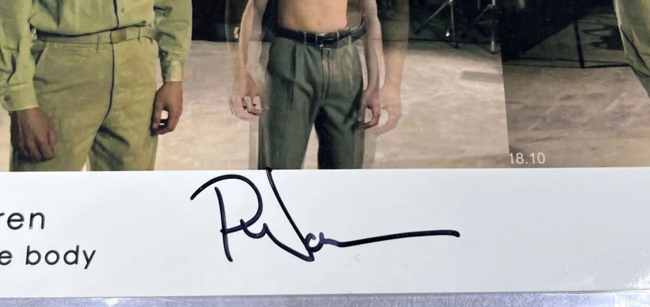 Paul Warren Signed Skinny Steve Rogers VFX Captain America Marvel 8x10 SWAU COA, изображение 2