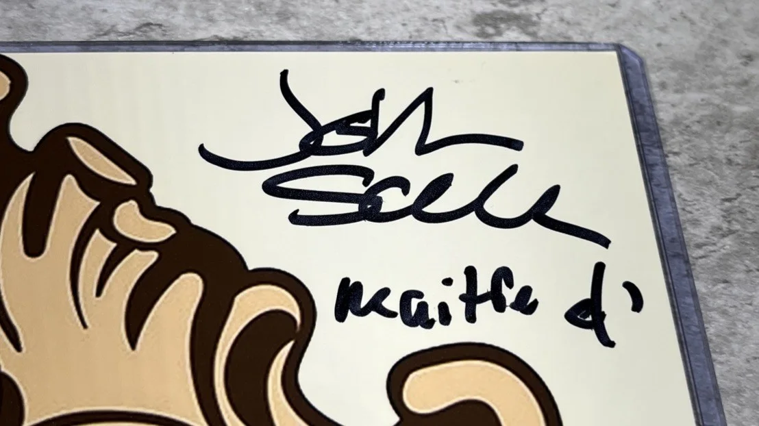 Jonathan Schmok Signed Maitre D Prop Chez Quis Menu Ferris Bueller 8x10 Beckett, изображение 4