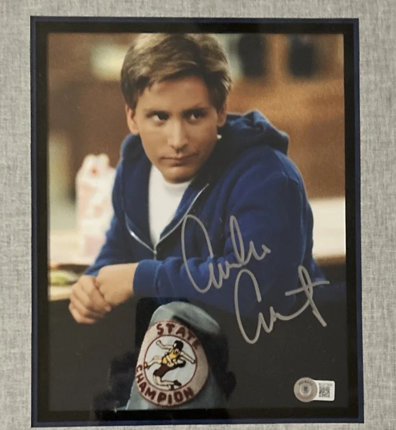 Emilio Estevez — Emilio Estevez Signed 14x20 Matted and framed The Breakfast Club” Beckett Auto, image 2