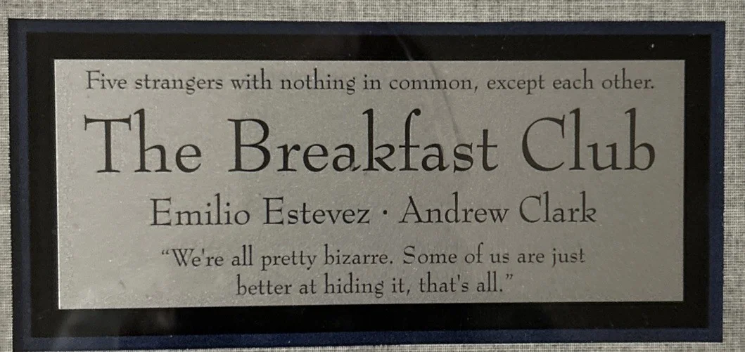 Emilio Estevez — Emilio Estevez Signed 14x20 Matted and framed The Breakfast Club” Beckett Auto, image 5