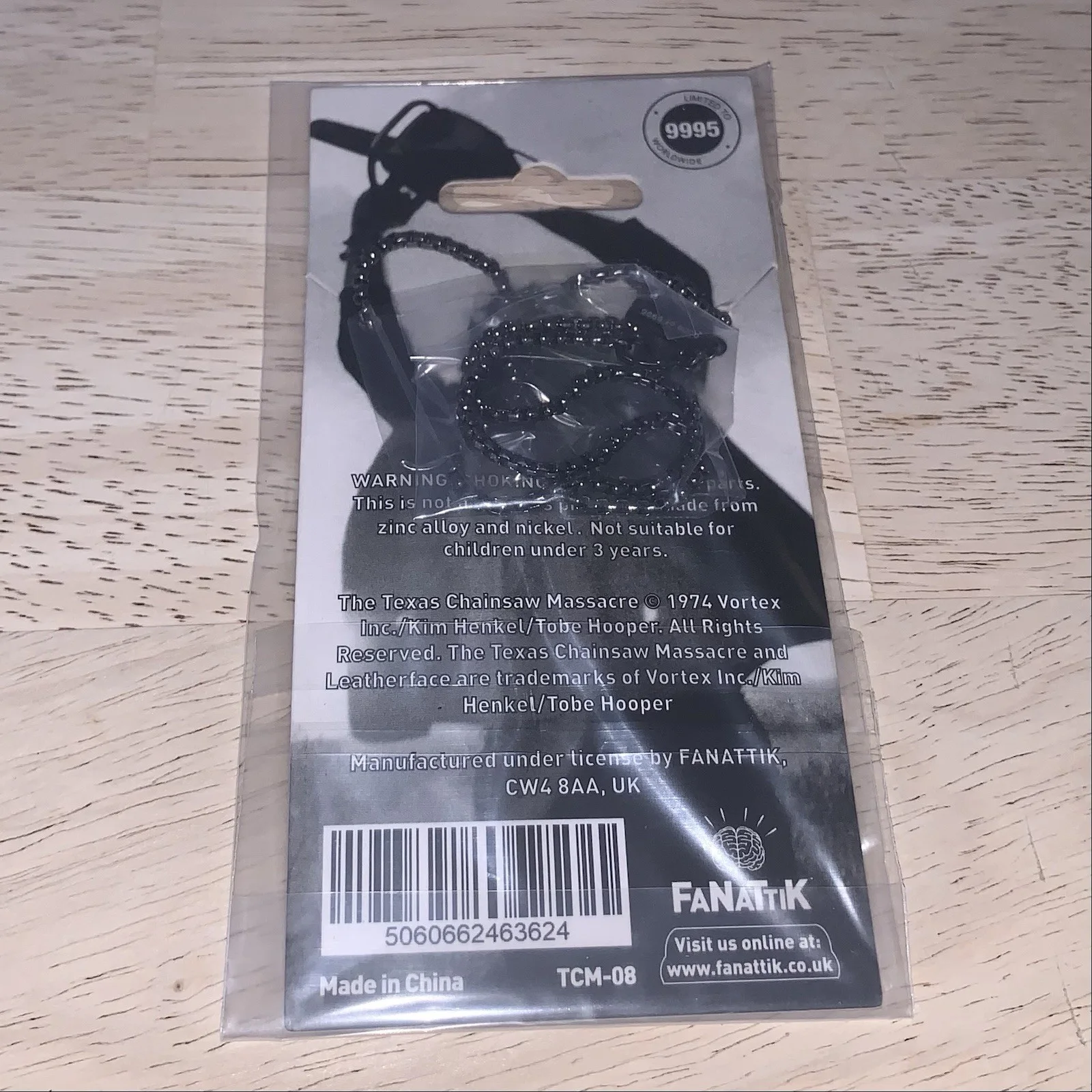 The Texas Chainsaw Massacre Necklace Limited Edition Fanattik, изображение 2