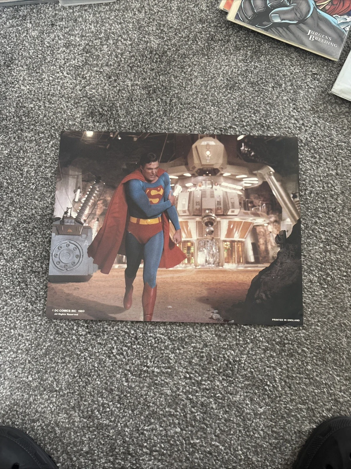 Origional 1983- Superman 3 Lobby Card. Printed In England. Christopher reeve., изображение 2