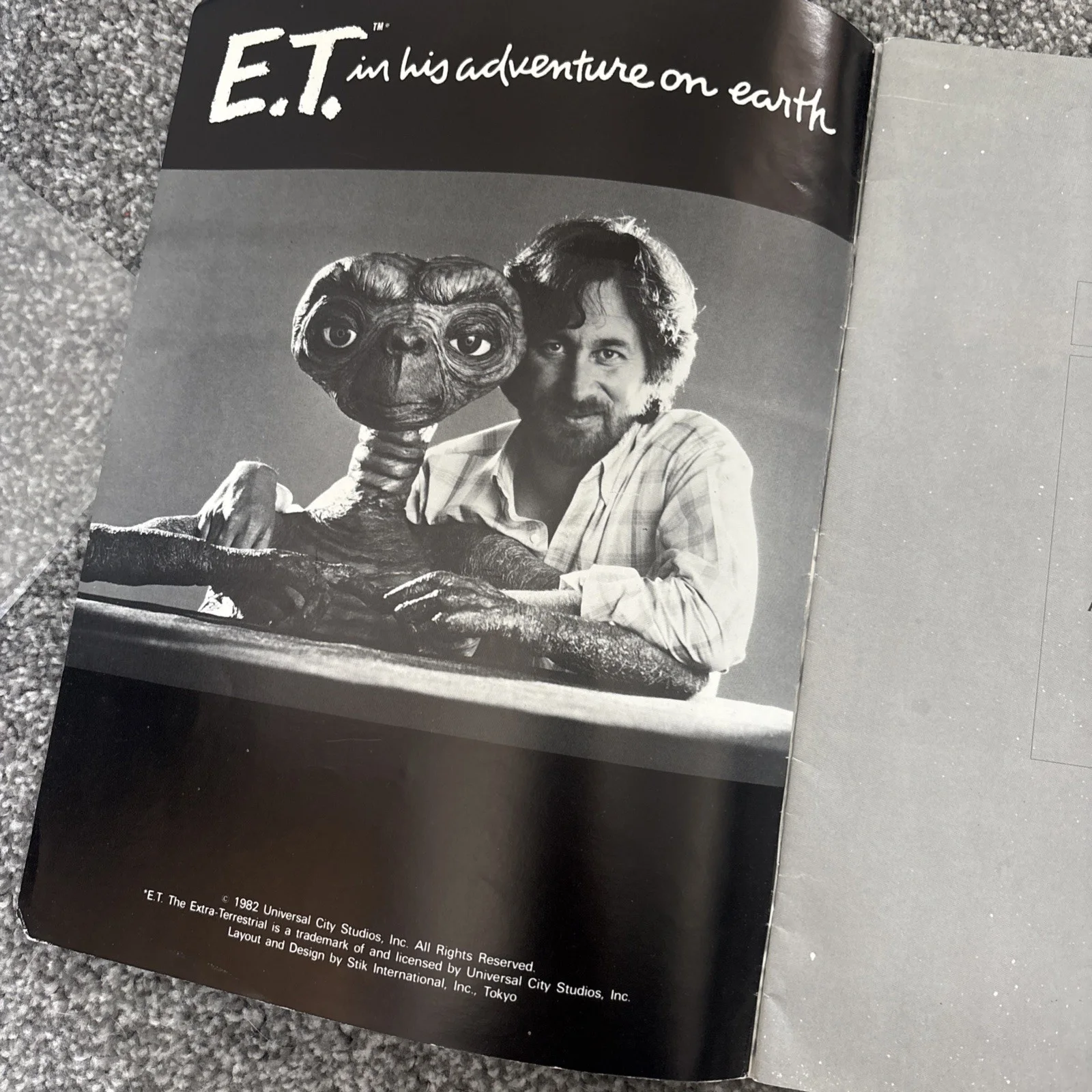 E.T. The Extra Terestrial Original Film Brochure Steven Spielberg 1982, image 2