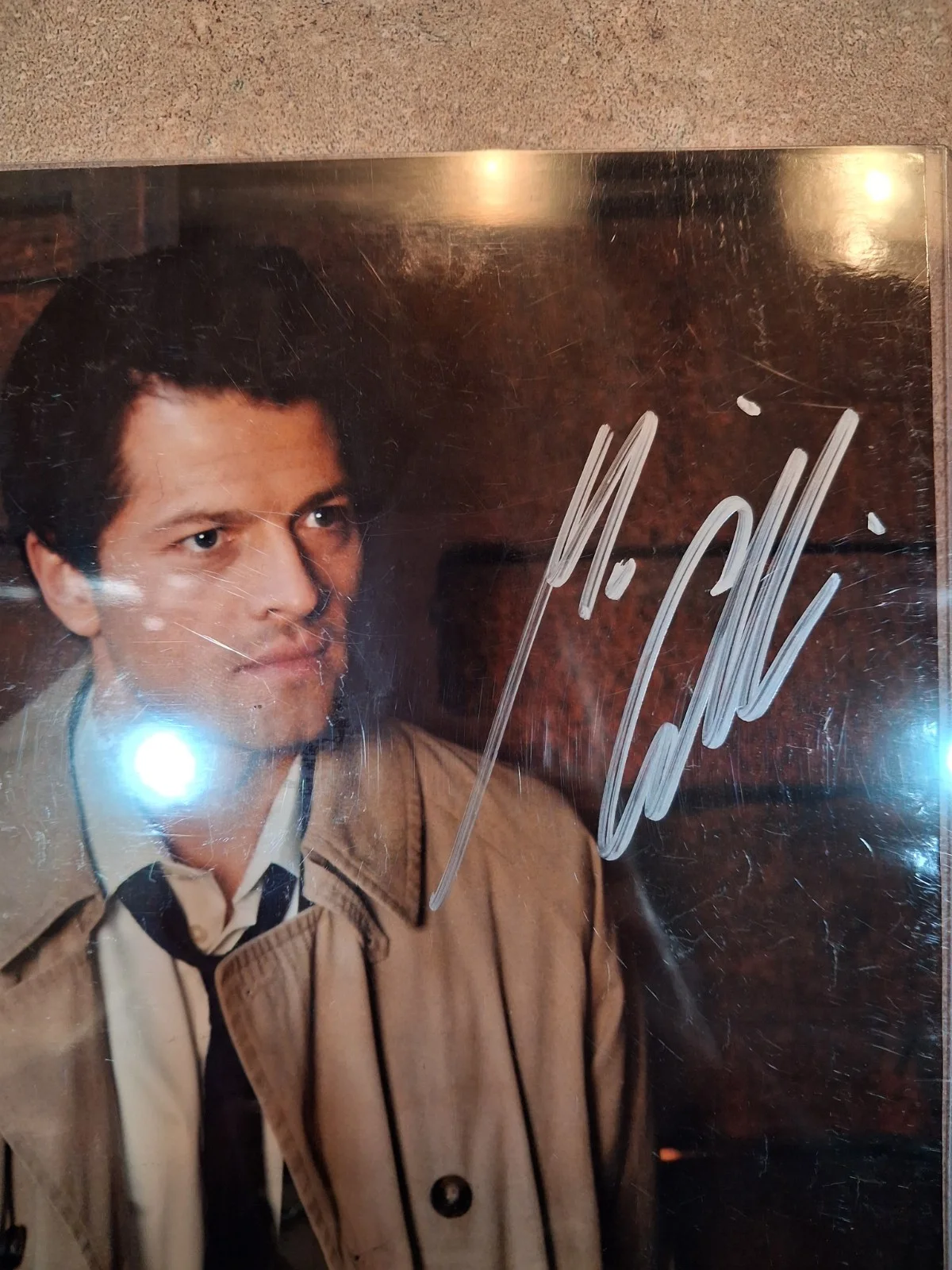 Misha Collins — SUPERNATURAL Misha Collins (Castiel) AUTOGRAPHED 8x10 Signed Photo, image 2