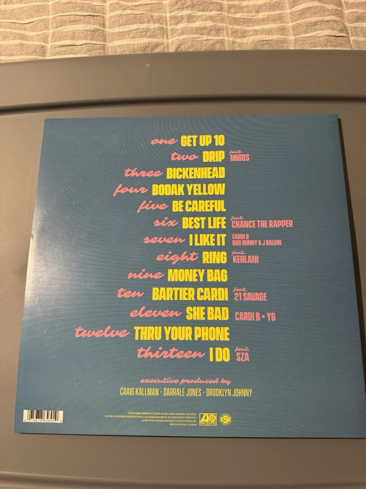 Cardi B autographed Invasion of Privacy signed vinyl record album PSA COA AUTO, изображение 4