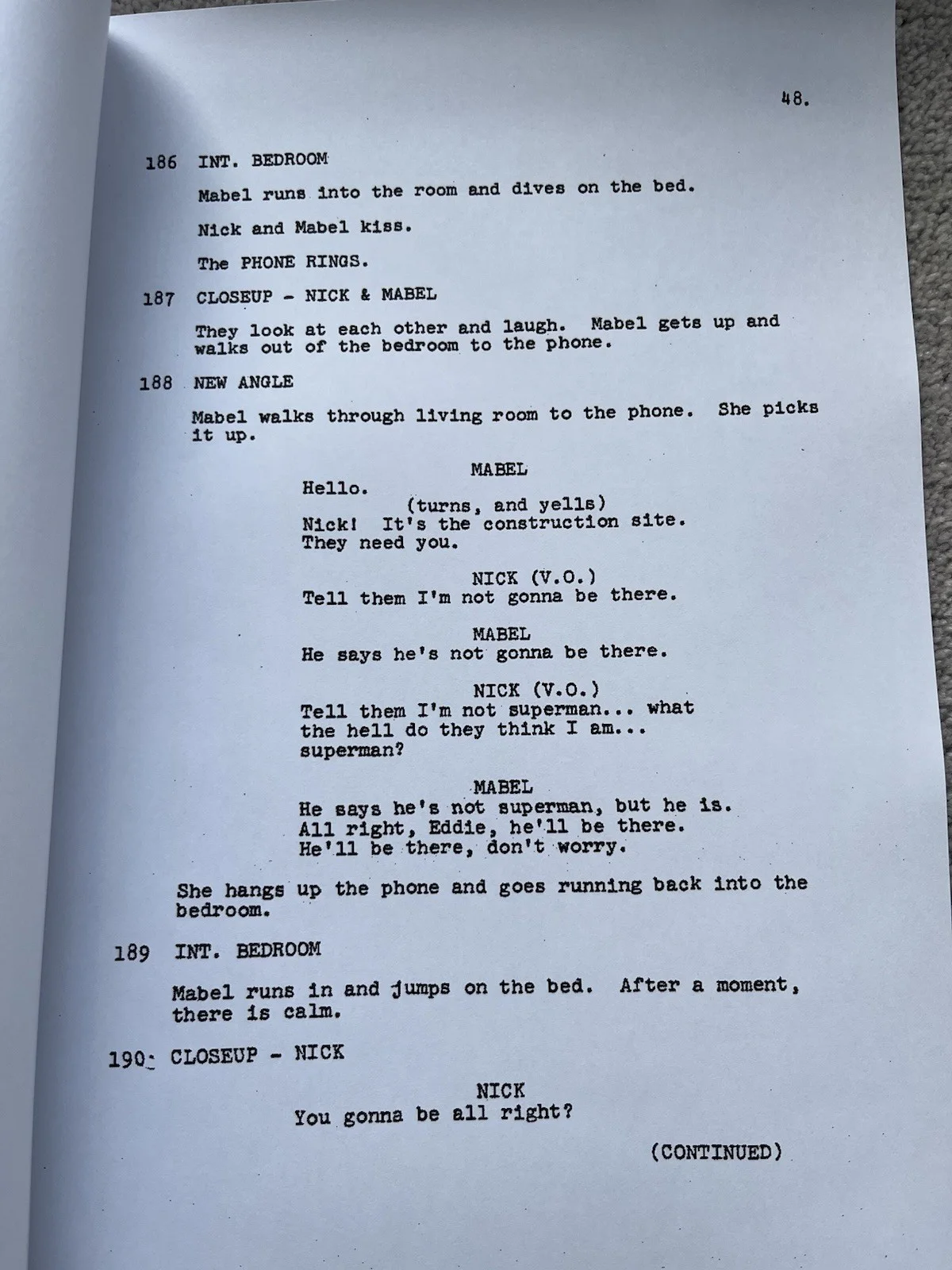 A Woman Under The Influence Film Script. Gena Rowlands, Peter Falk., изображение 2
