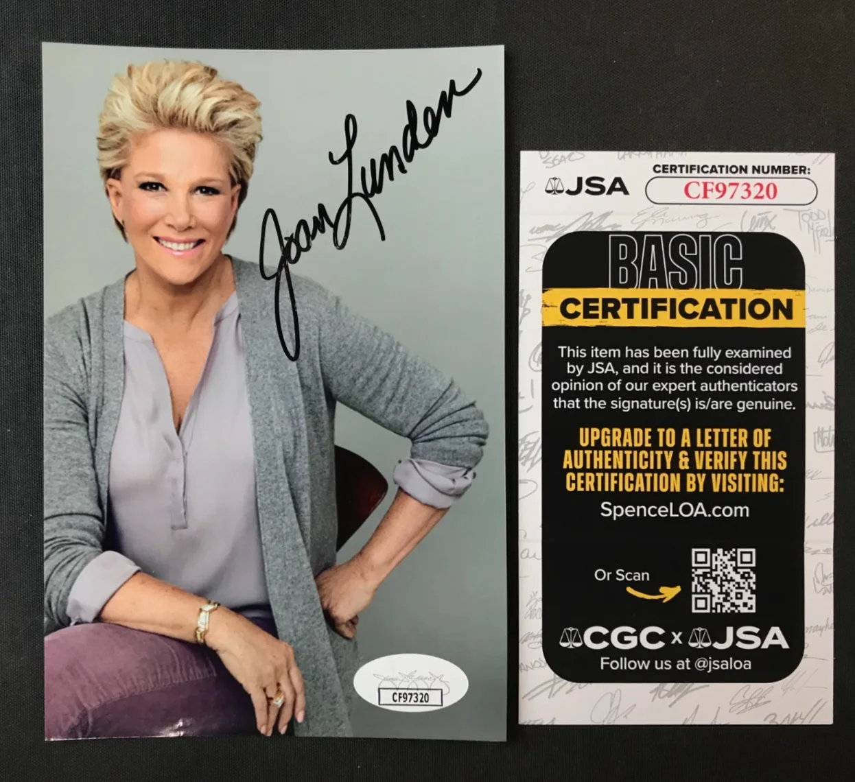 Joan Lunden — Joan Lunden Signed 6x4 Photo JSA Cert w/COA TV Host "Good Morning America" ABC!