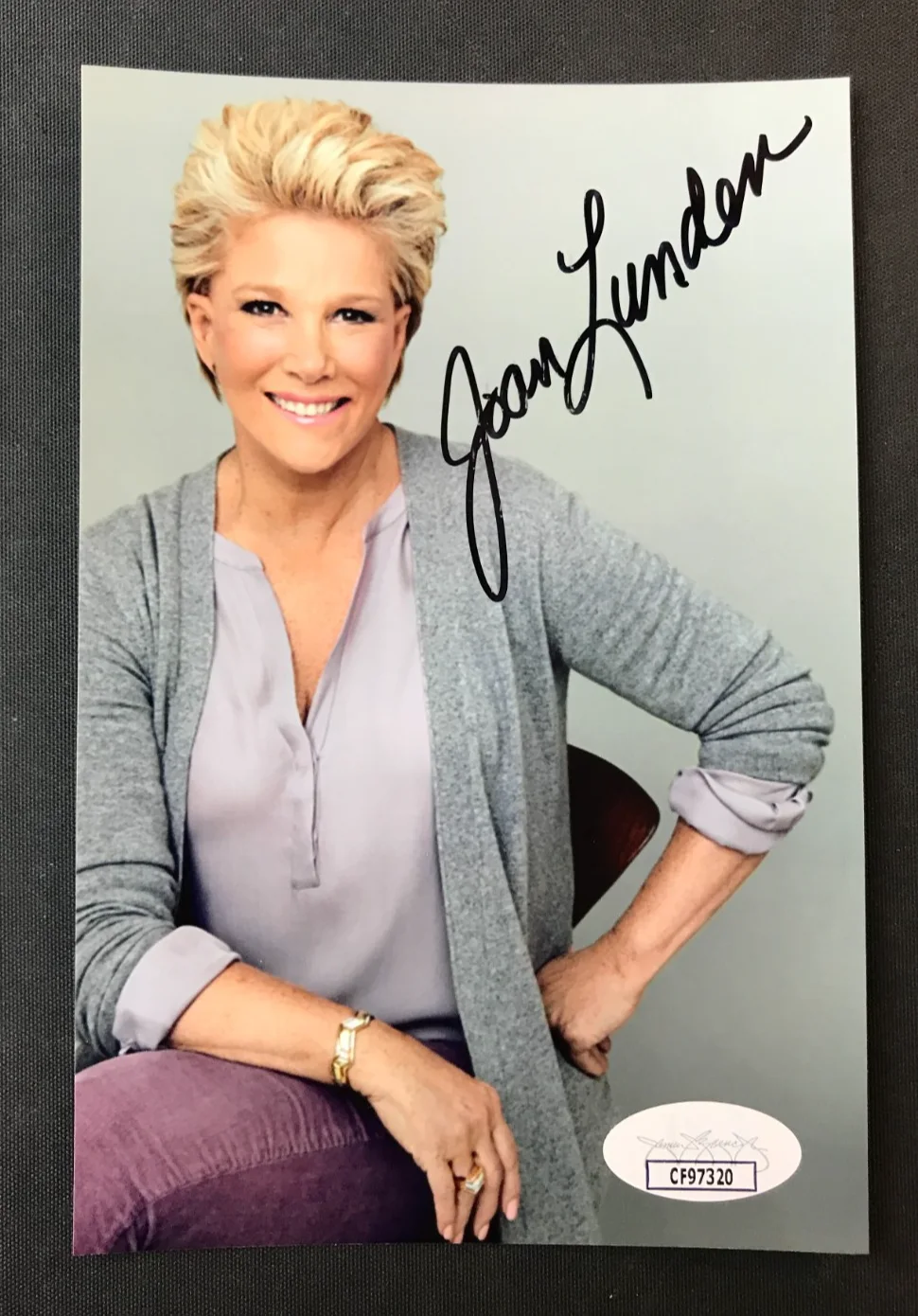 Joan Lunden — Joan Lunden Signed 6x4 Photo JSA Cert w/COA TV Host "Good Morning America" ABC!, изображение 2