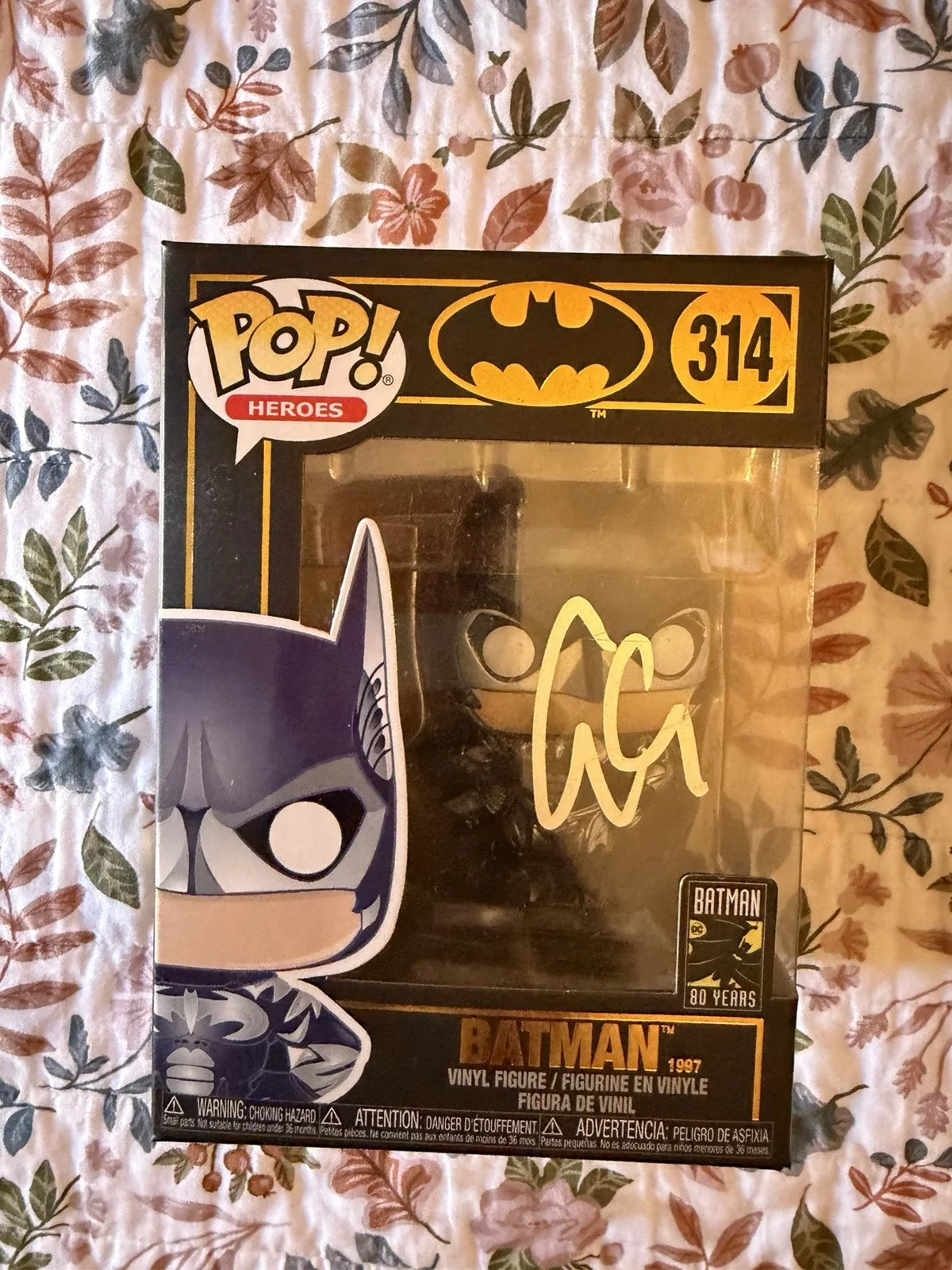 George Clooney — George Clooney Signed Autograph Batman & Robin Funko Pop Beckett COA DC COMICS