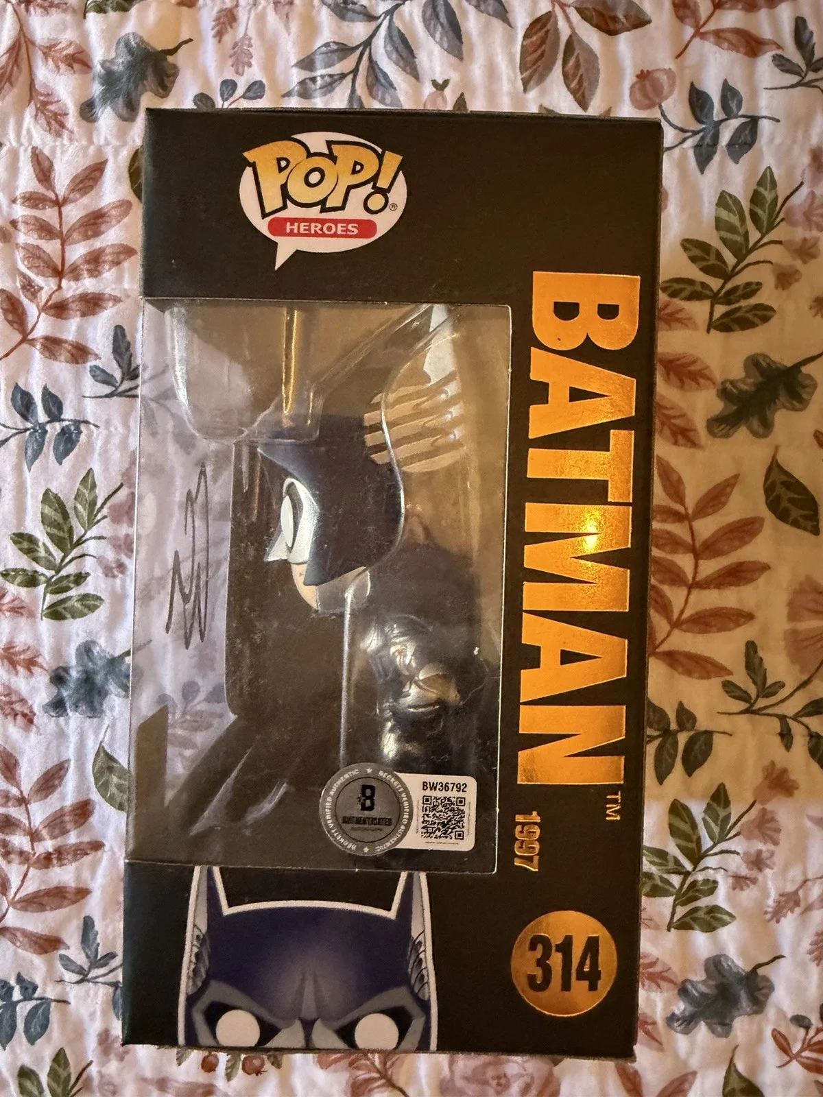 George Clooney — George Clooney Signed Autograph Batman & Robin Funko Pop Beckett COA DC COMICS, изображение 2