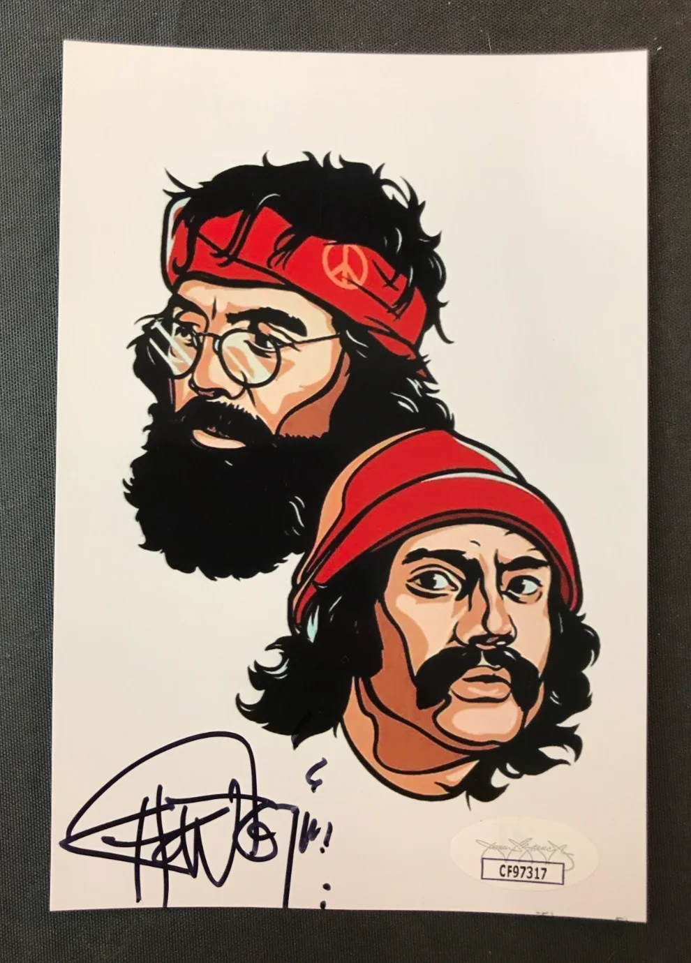 Tommy Chong — Tommy Chong Autographed 4x6 Photo JSA w/COA Cheech & Chong TV & Film Actor AUTO!, изображение 2