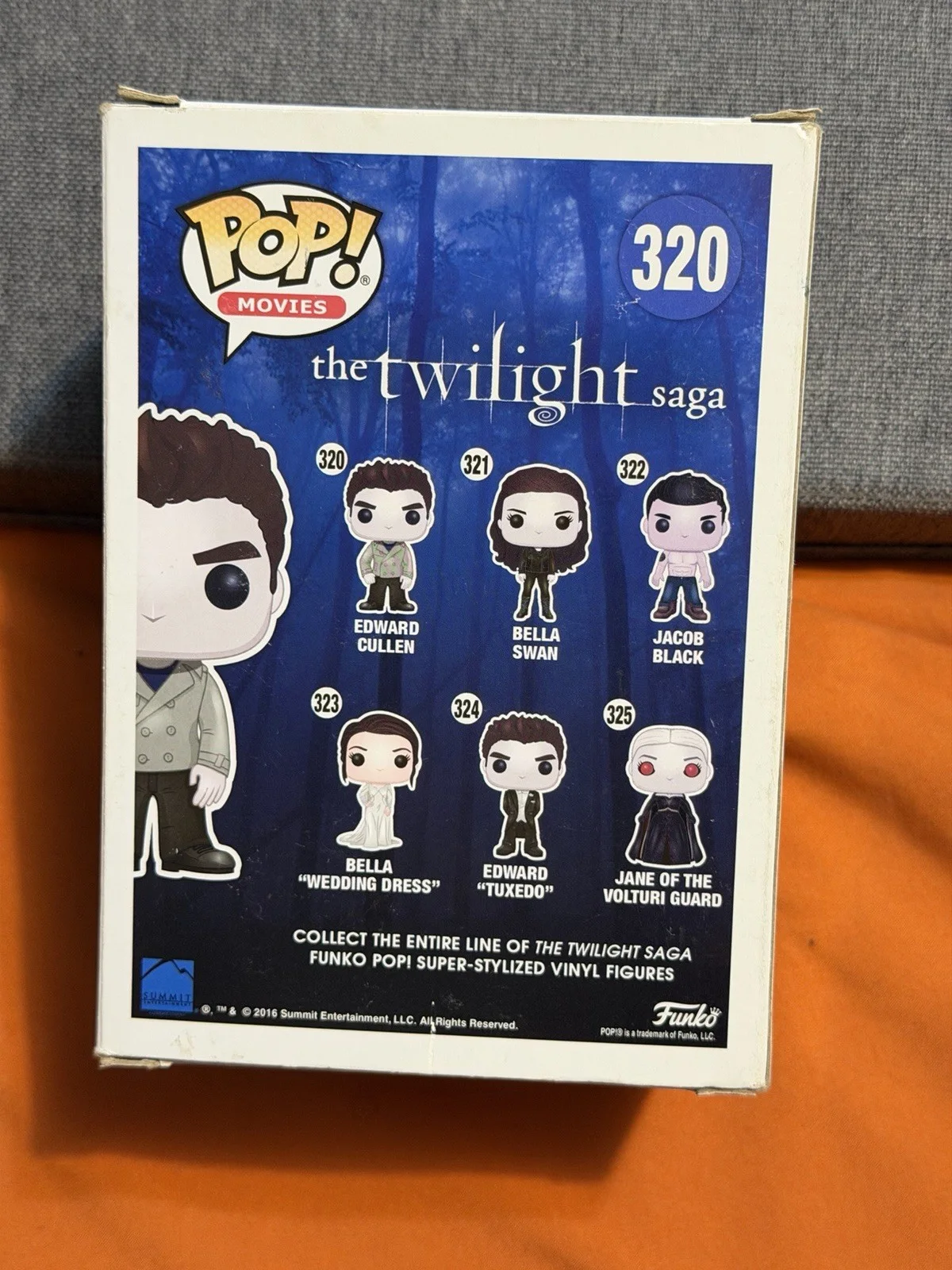 Robert Pattinson Signed Funko Pop EDWARD Cullen Twilight Beckett COA RARE!!!, изображение 4