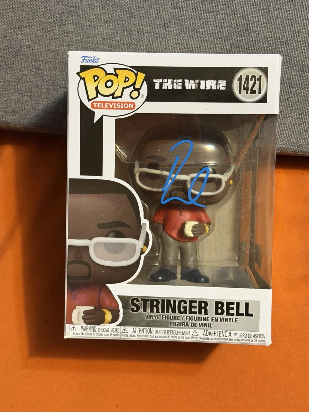 IDRIS ELBA — Idris Elba Signed The Wire Stringer Bell Funko Pop HBO BECKETT COA RARE