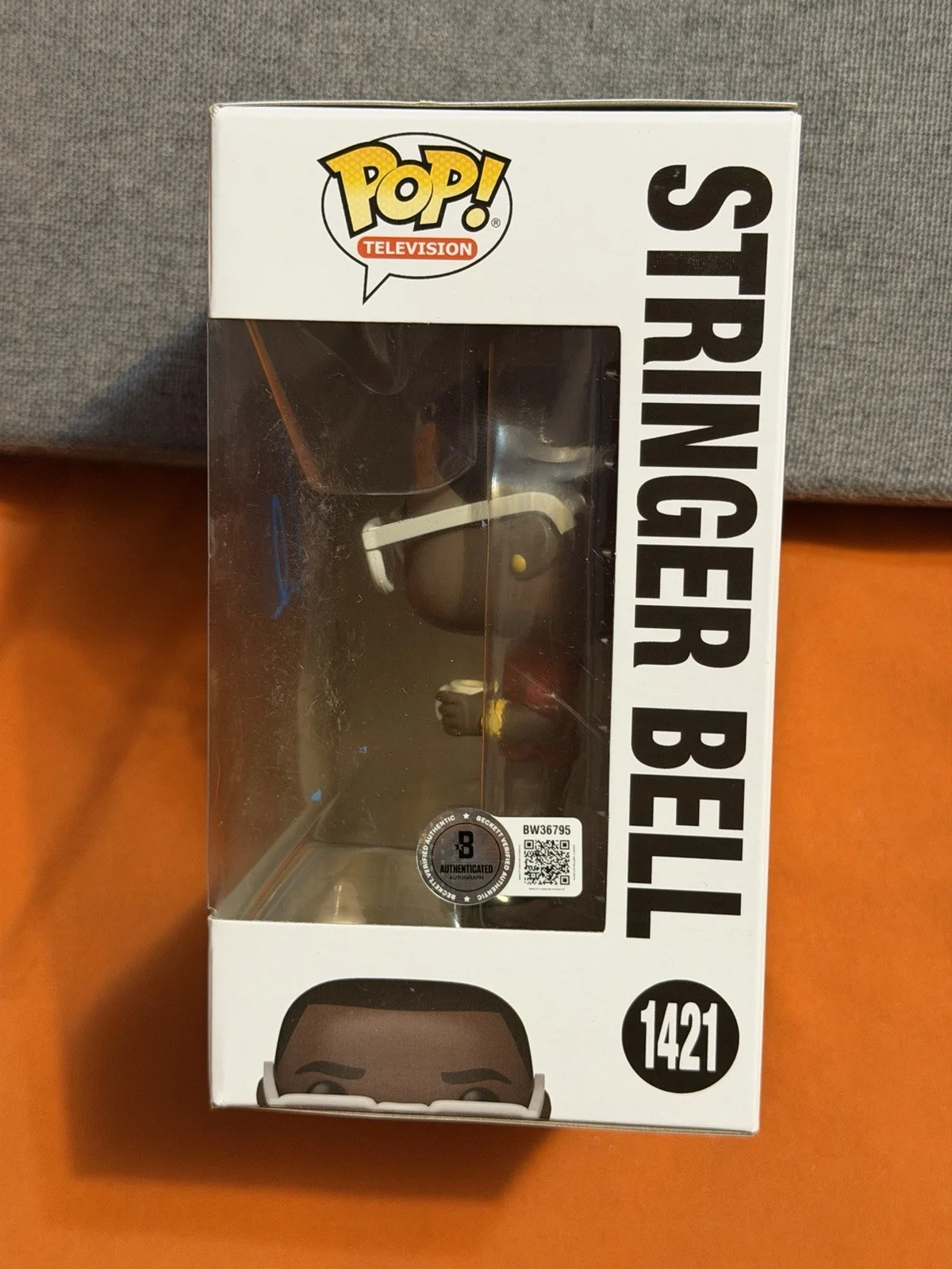 IDRIS ELBA — Idris Elba Signed The Wire Stringer Bell Funko Pop HBO BECKETT COA RARE, изображение 2