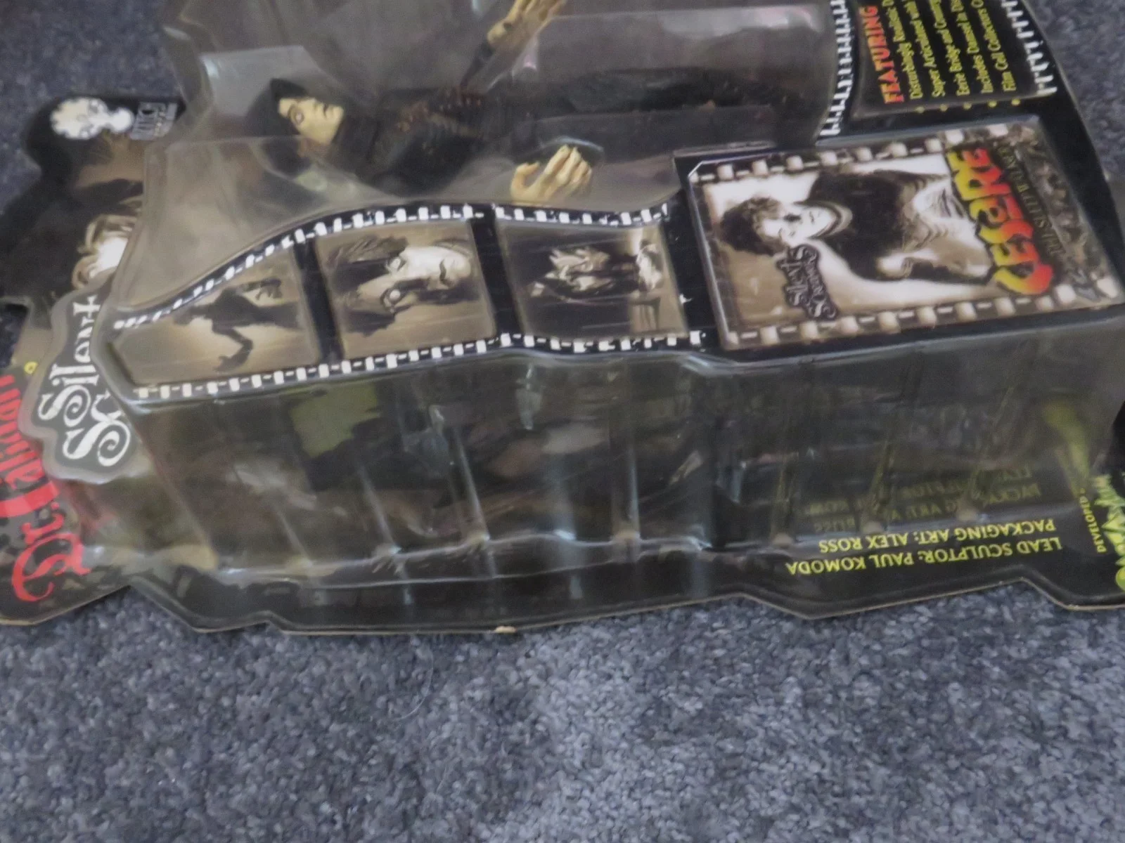 Silent Screamers Series 1 Cesare the Sleepwalker Aztech Toyz MOC Dr Caligari, image 4