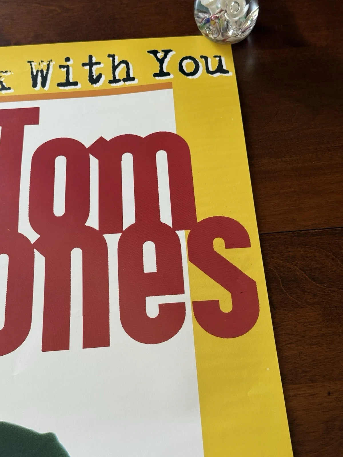 TOM JONES 1994 FRANKFURT - orig. Concert Poster Konzert Plakat, изображение 3