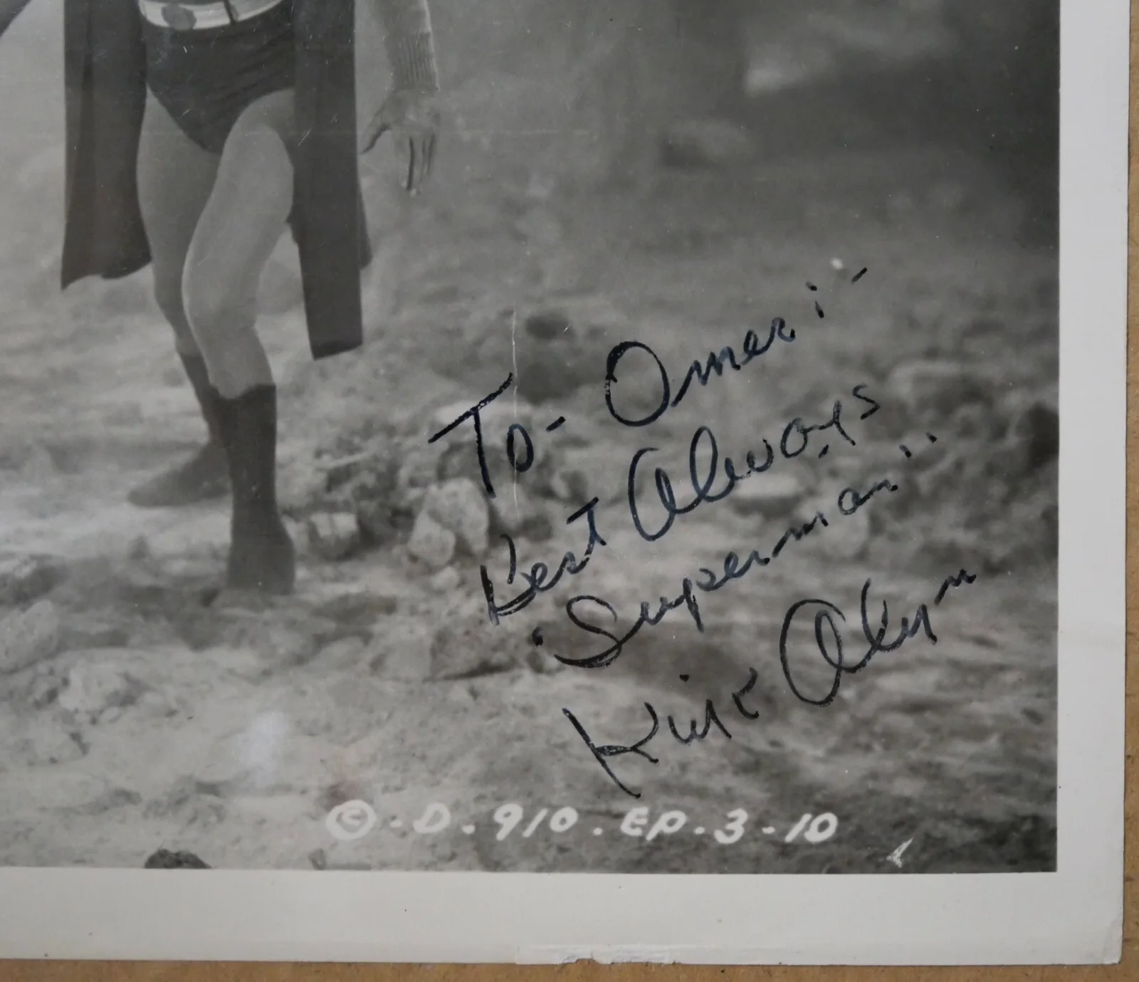 DC Superman Kirk Alyn B&W Aigned Photo 8" x 10" 1st ever TV, изображение 3