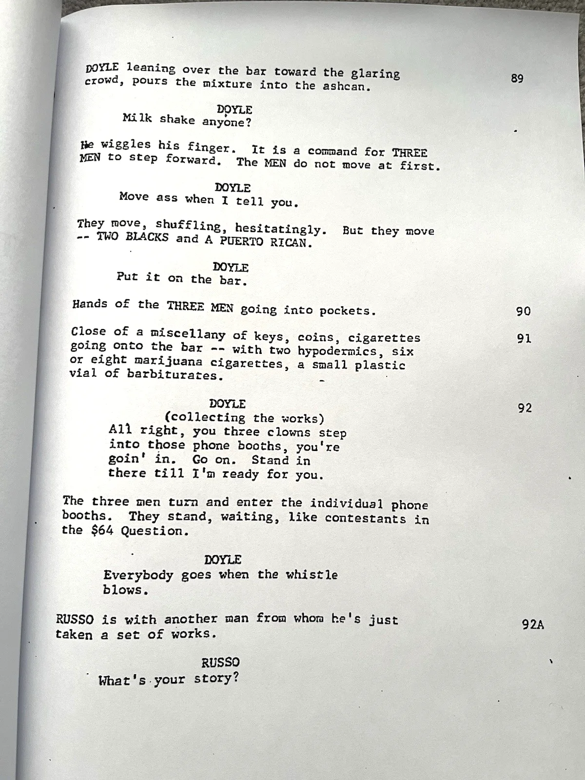 The French Connection Film Screenplay / Script. Gene Hackman, Roy Scheider., image 2